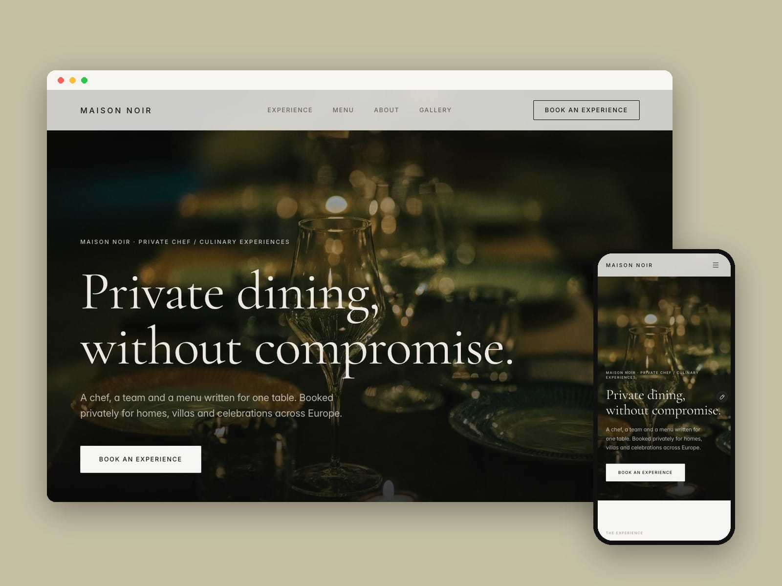Private Chef Site