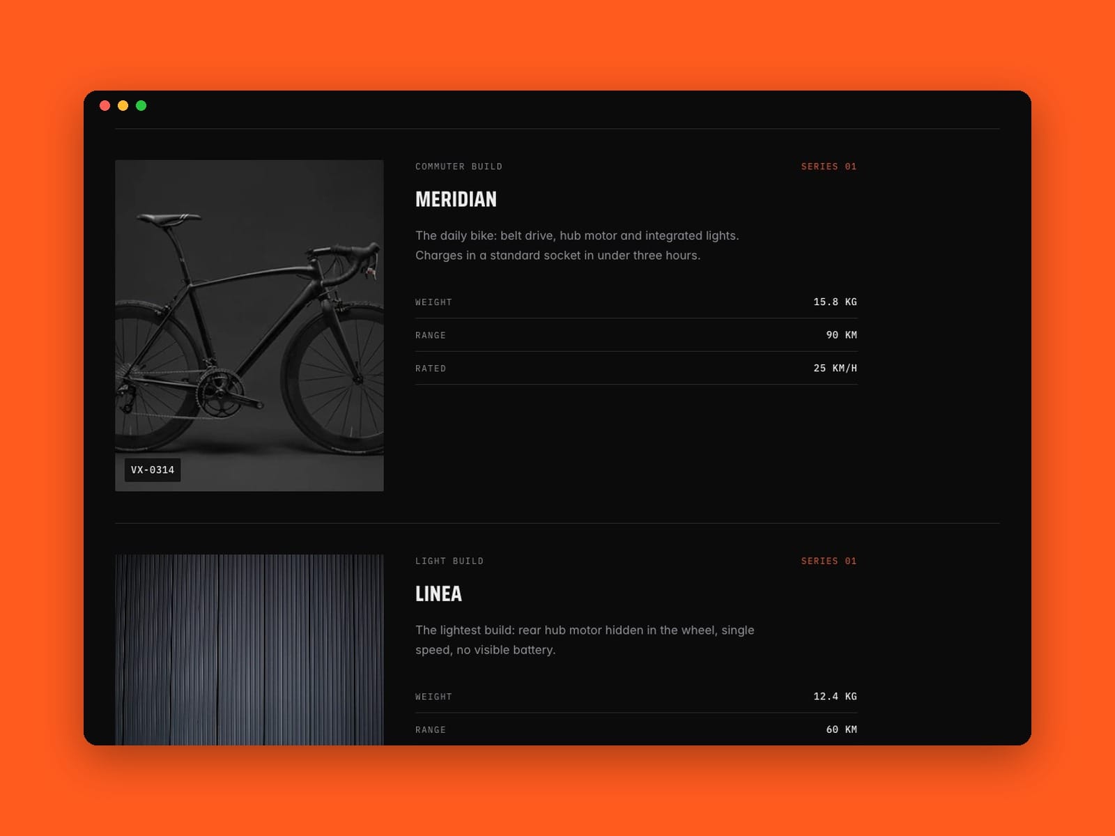 E-Bike Brand Site