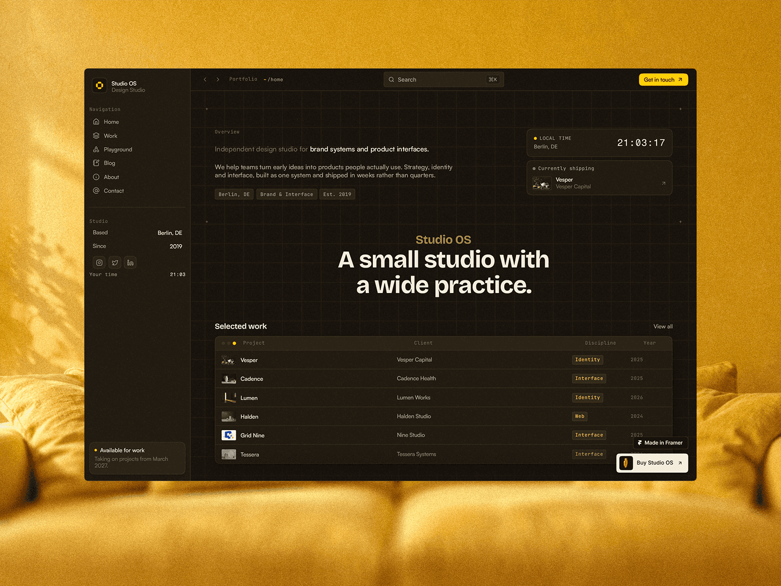 Studio OS