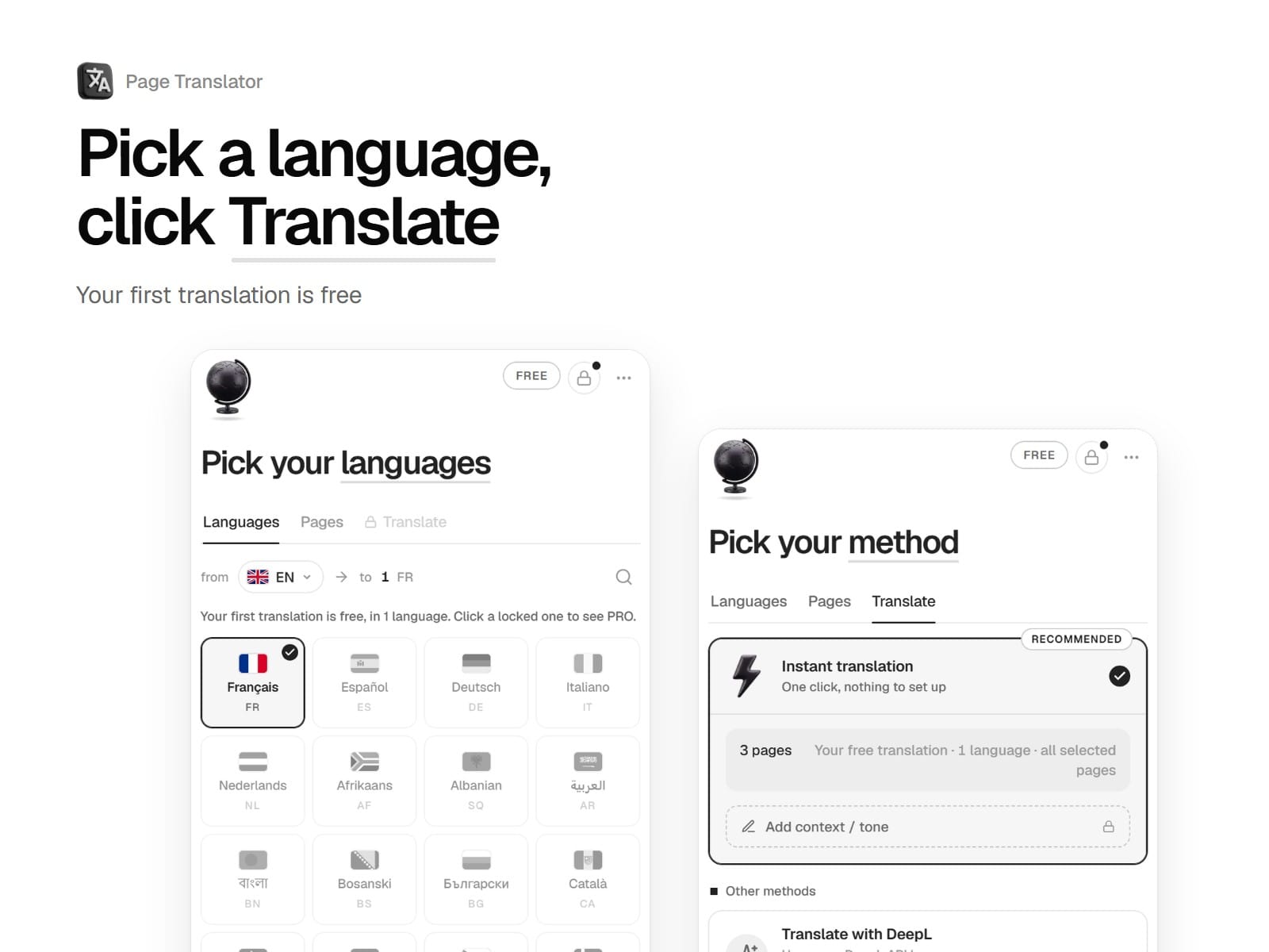 Page Translator