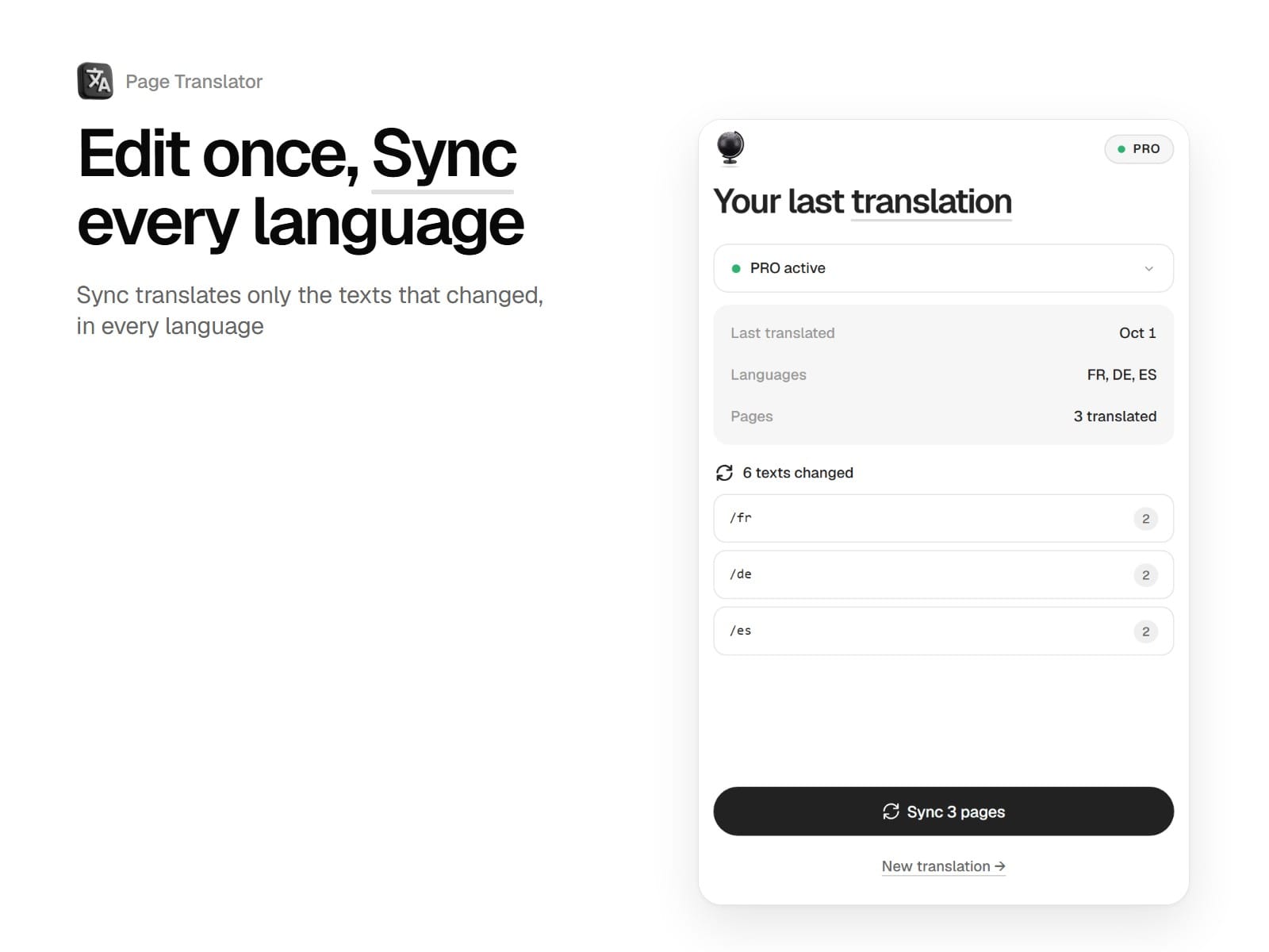 Page Translator