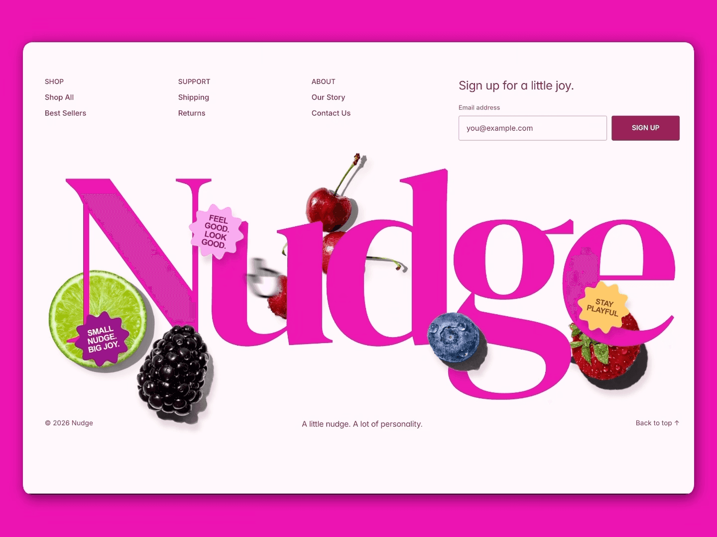Premium Footer
