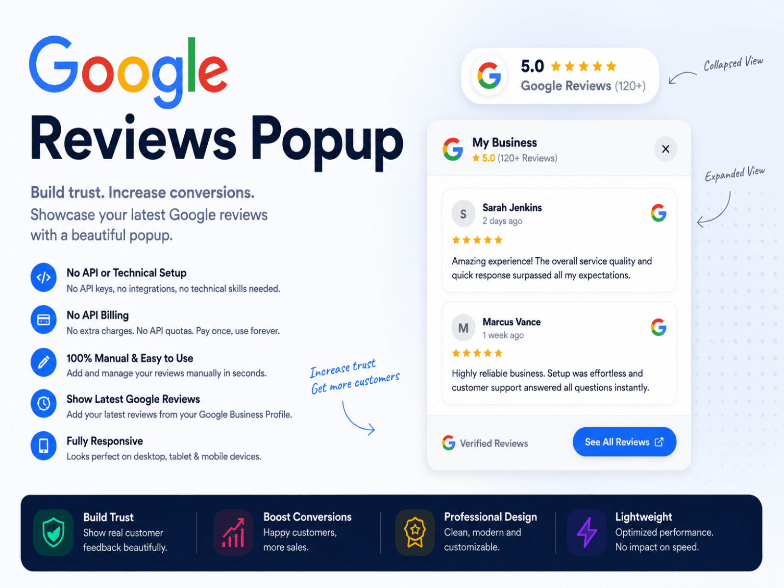 Google Review Popup