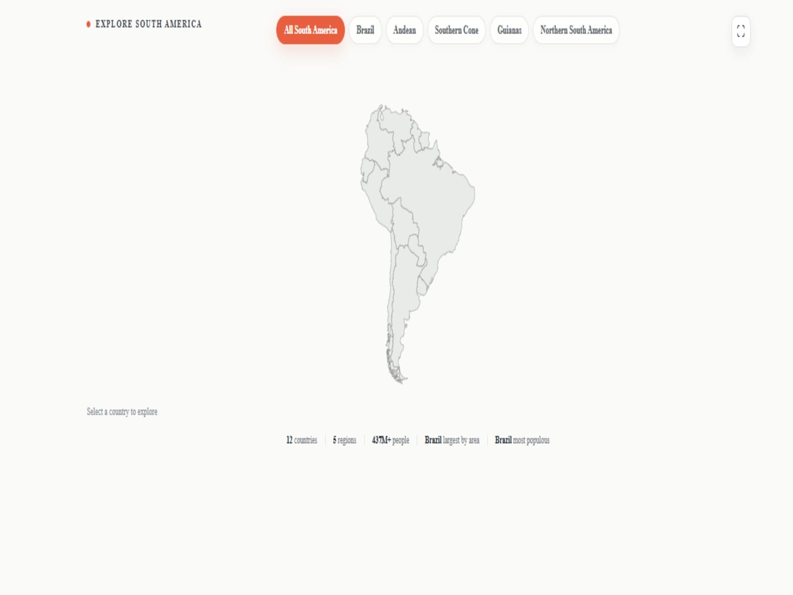 South America Map