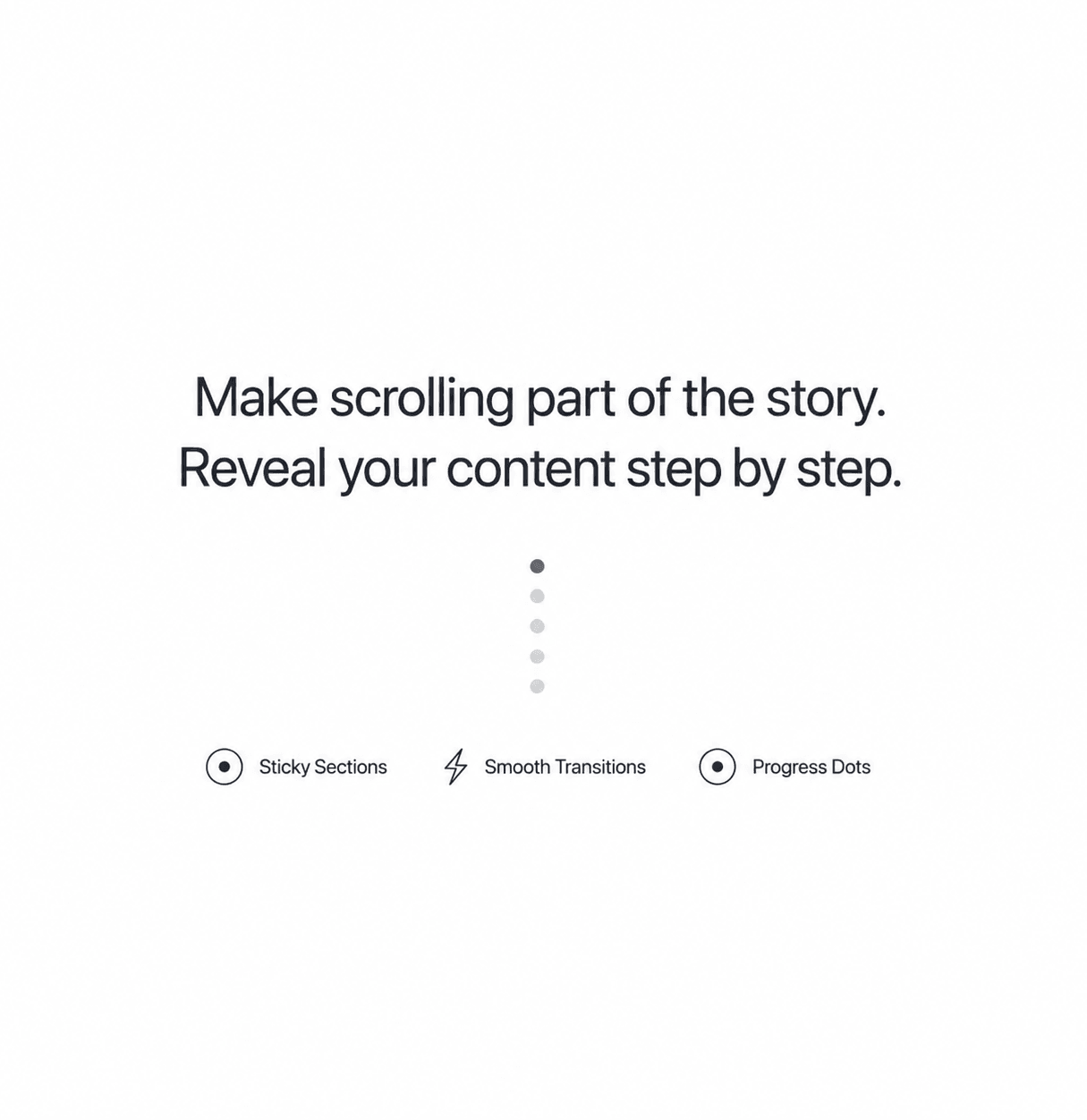 Sticky Scroll Story