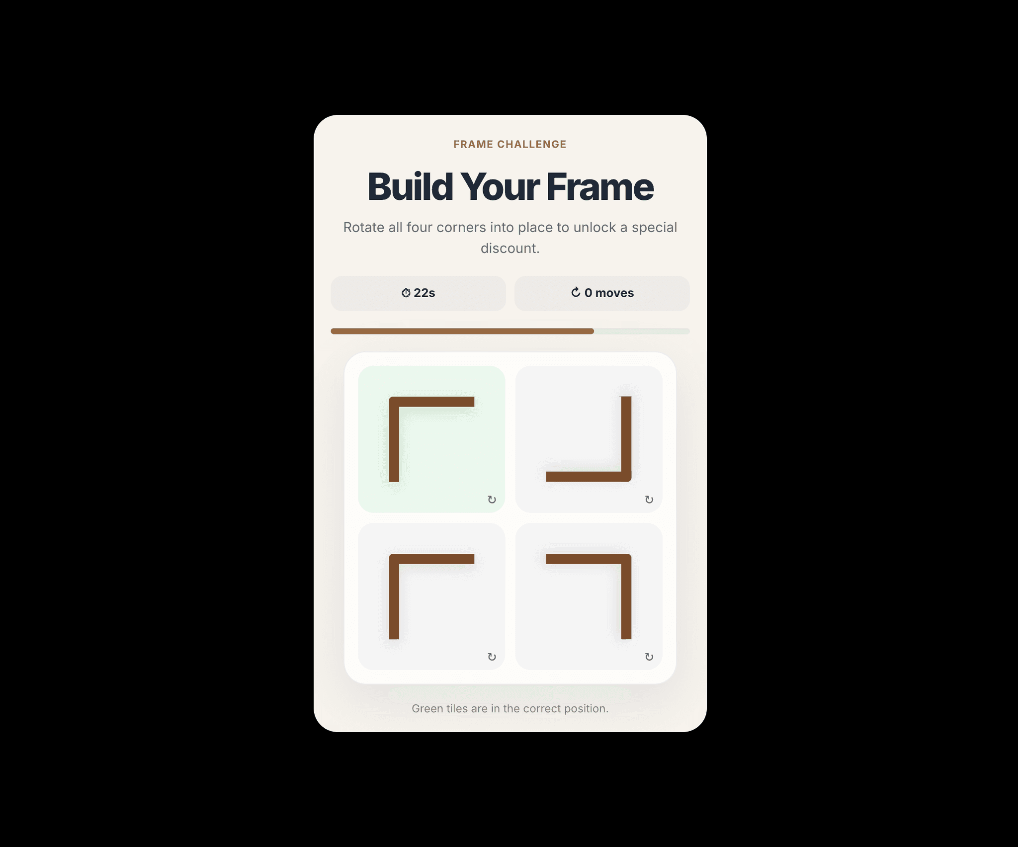 Frame Puzzle Game