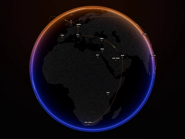 Connection Globe 3D
