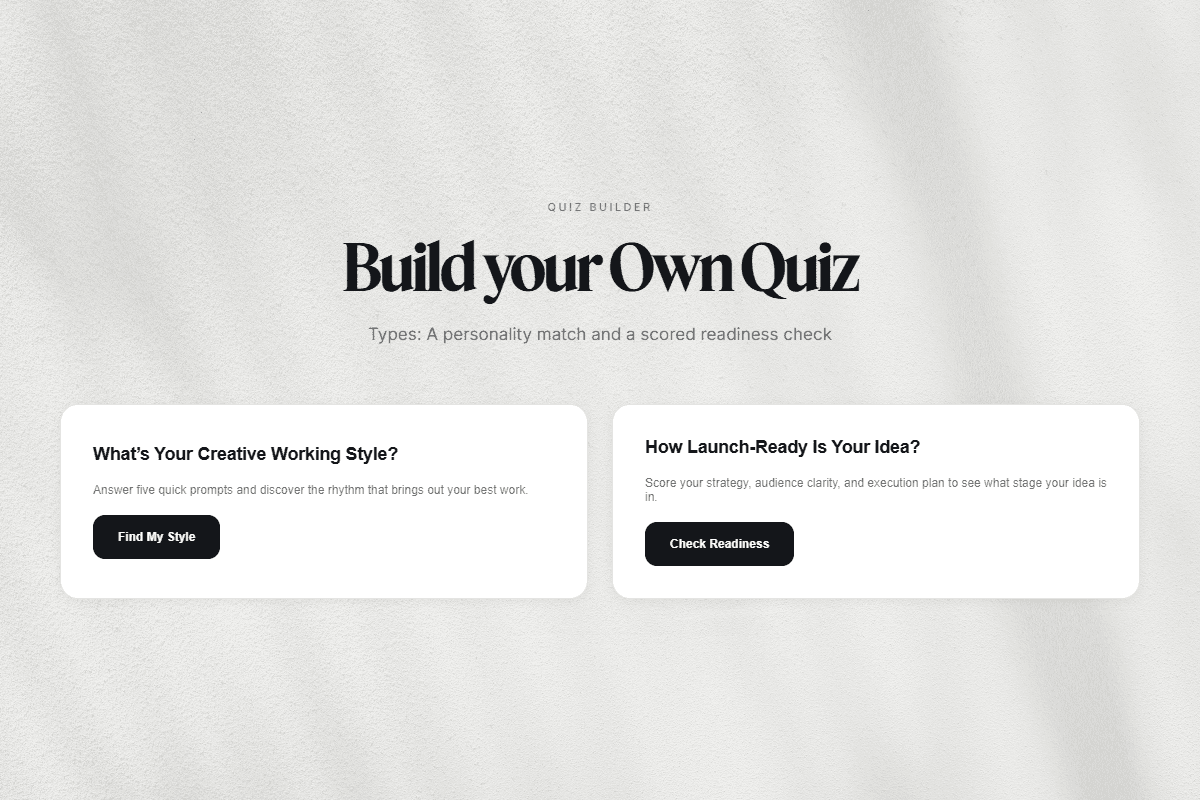 Quiz Builder Pro