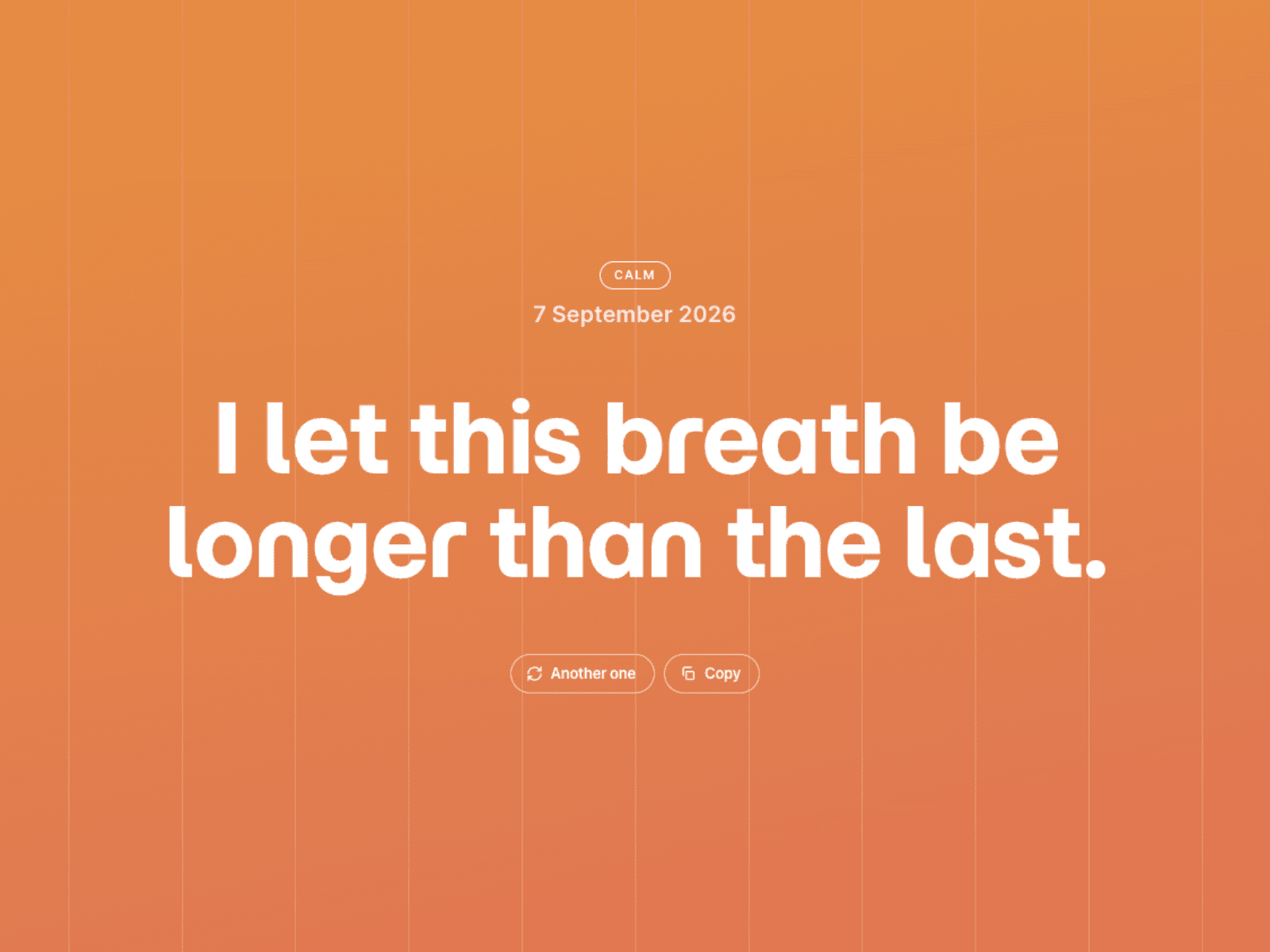 Daily Affirmation