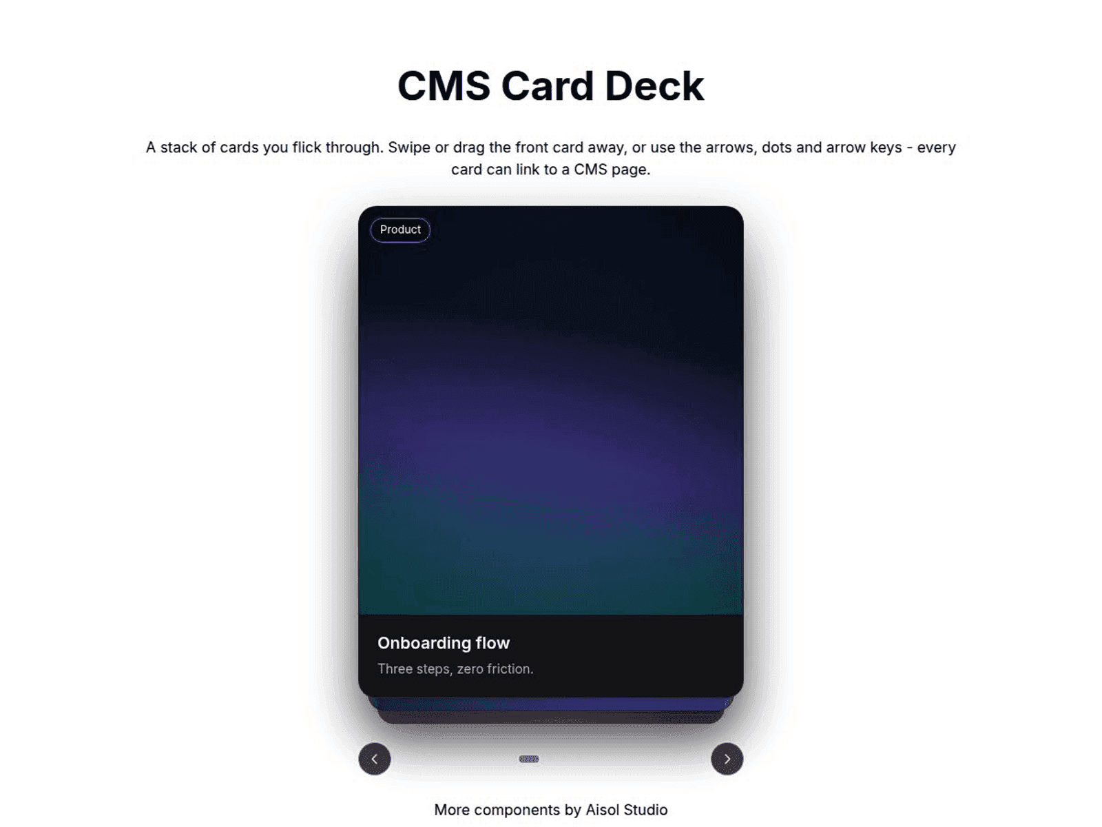 CMS Card Deck