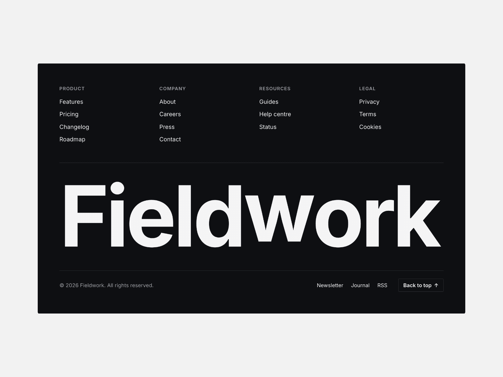 Footer Field