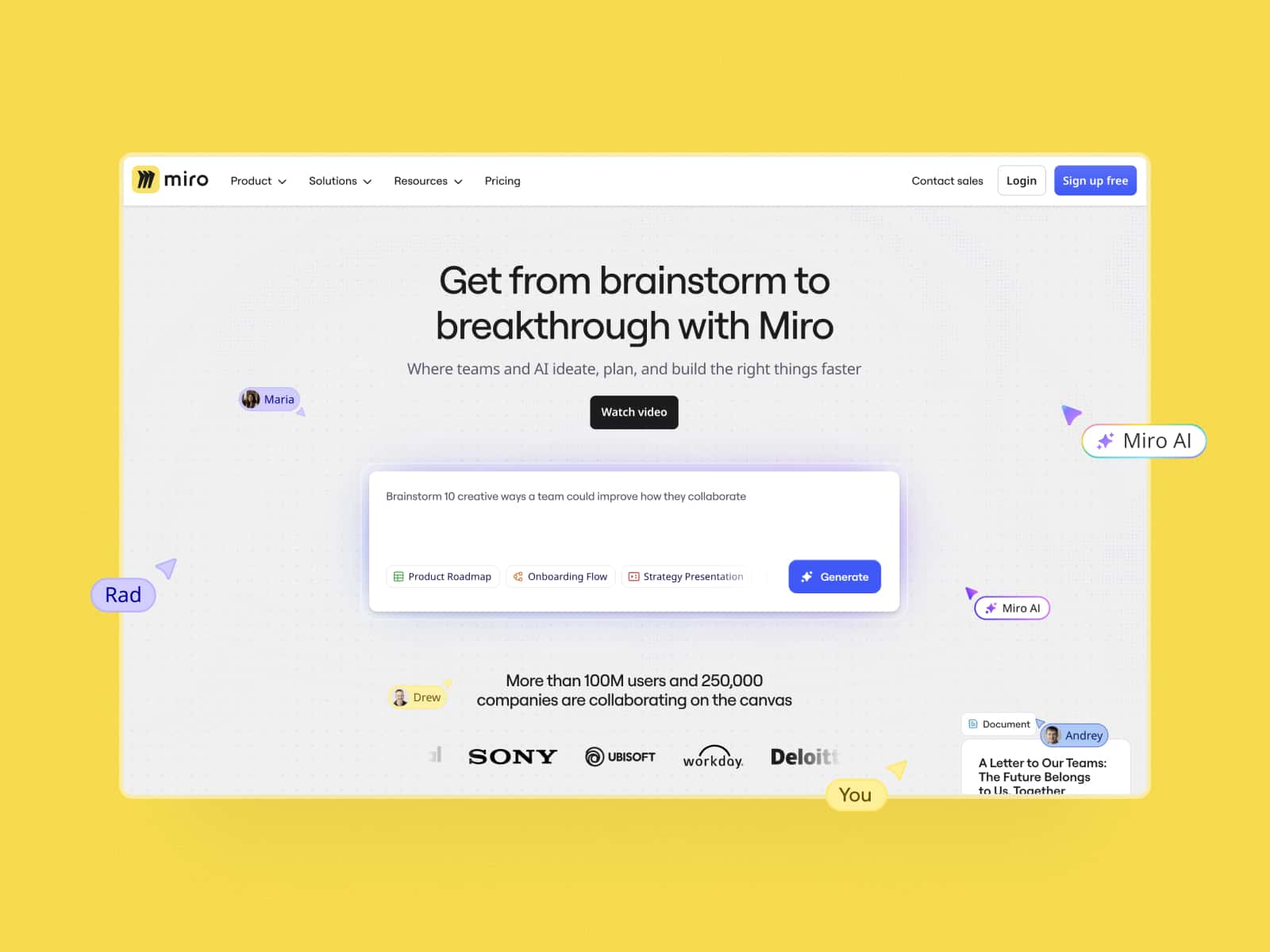 Miro Website