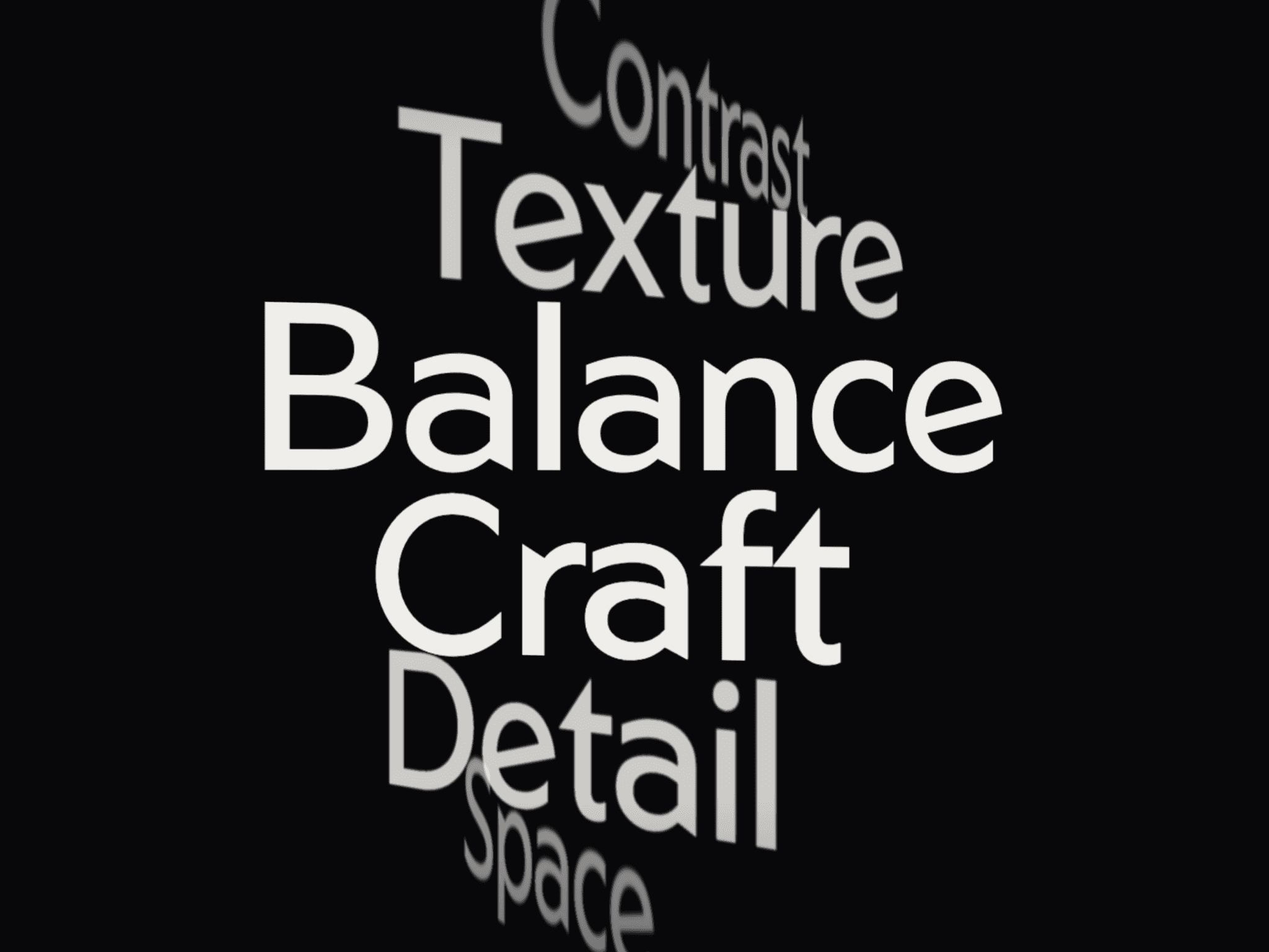 3D Spiral Text
