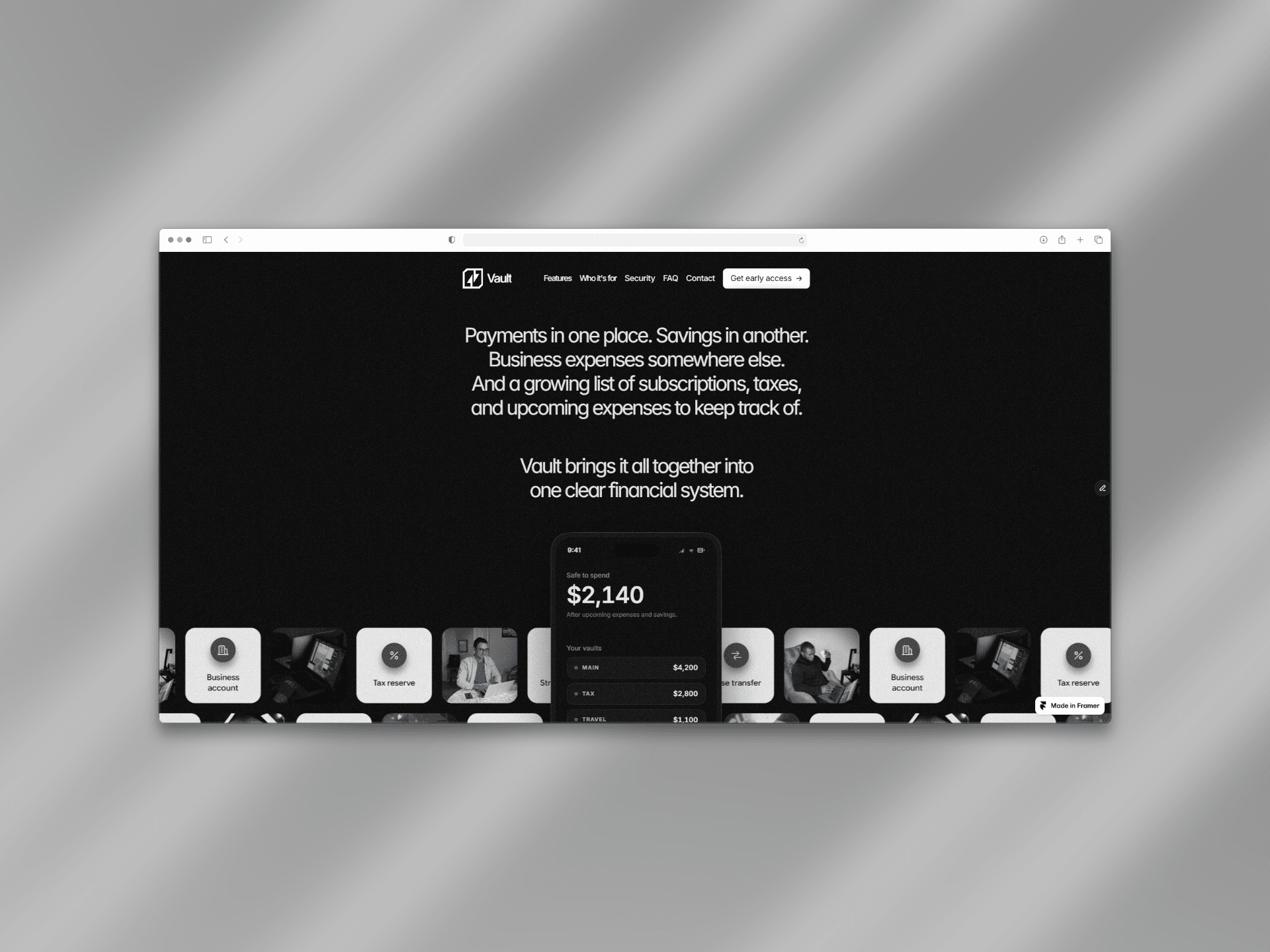 Vault® Template
