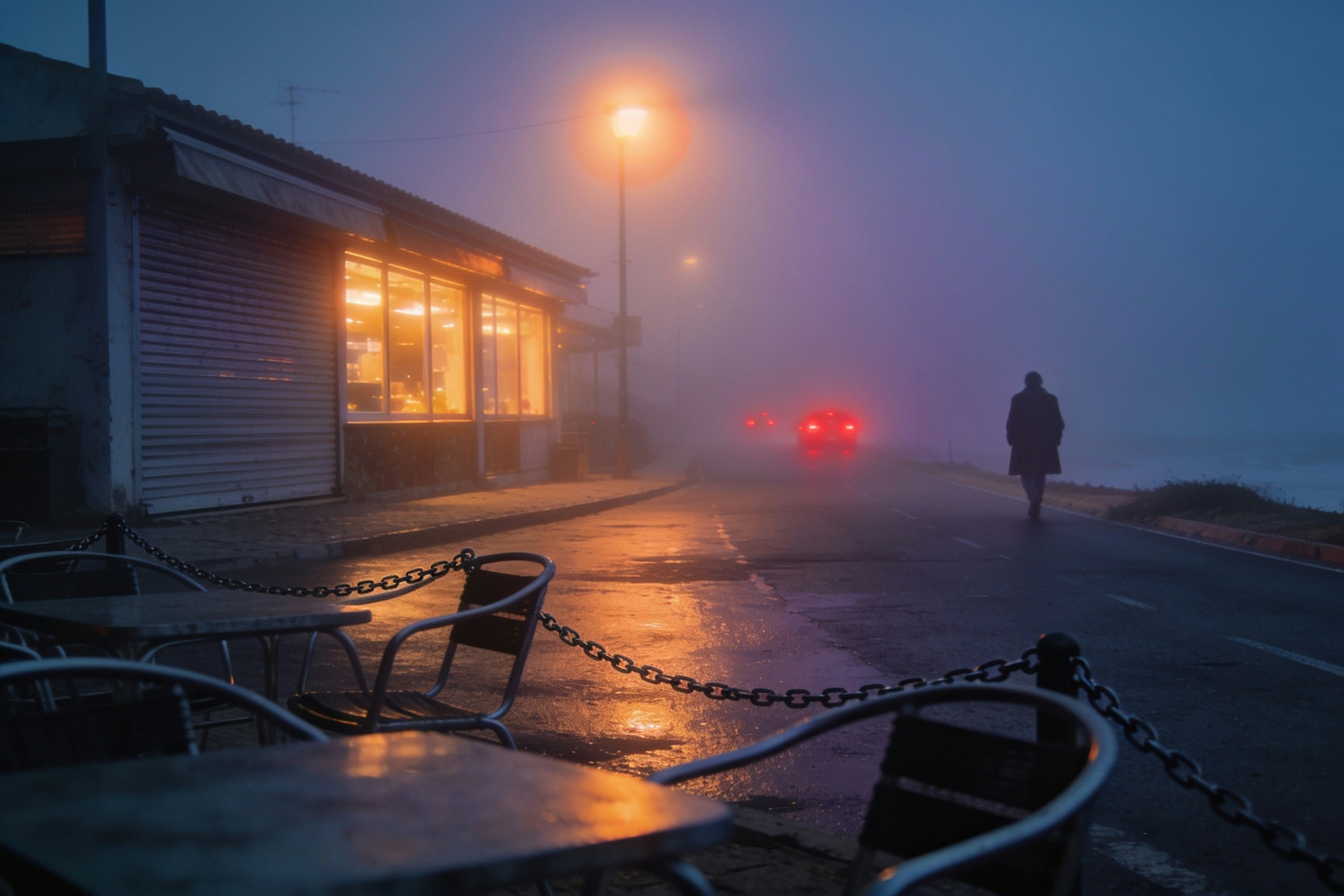 Fog, wet steel, sodium light.New stills from @lummipics going into a @framer template I'm building.One world. Not mixed stock.