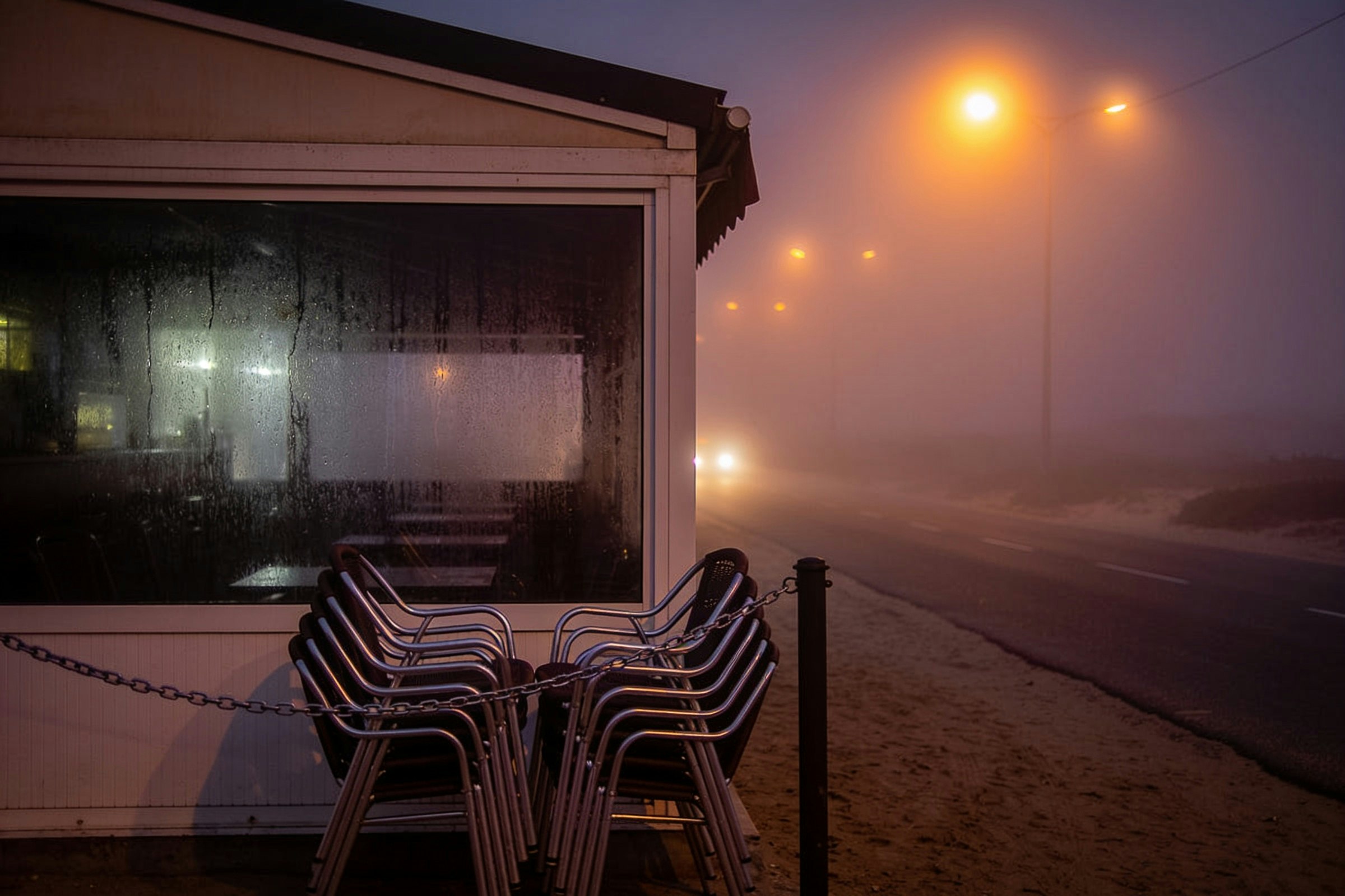 Fog, wet steel, sodium light.New stills from @lummipics going into a @framer template I'm building.One world. Not mixed stock.