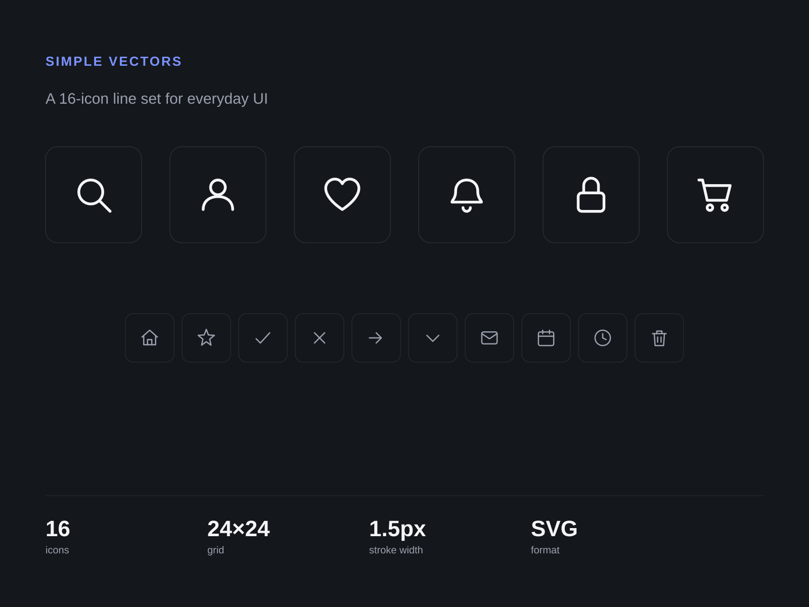 Vector Simple Set