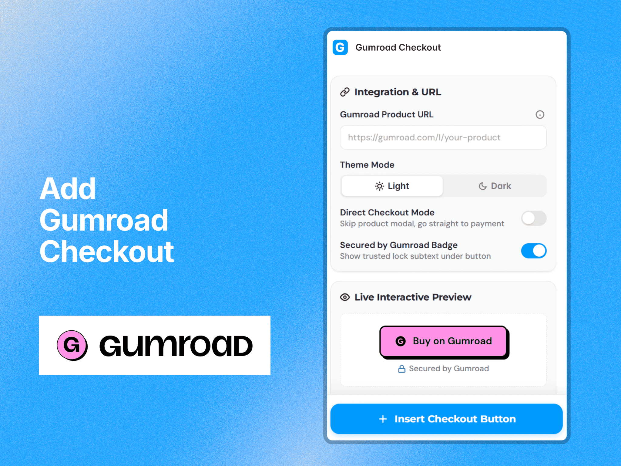 Gumroad Checkout