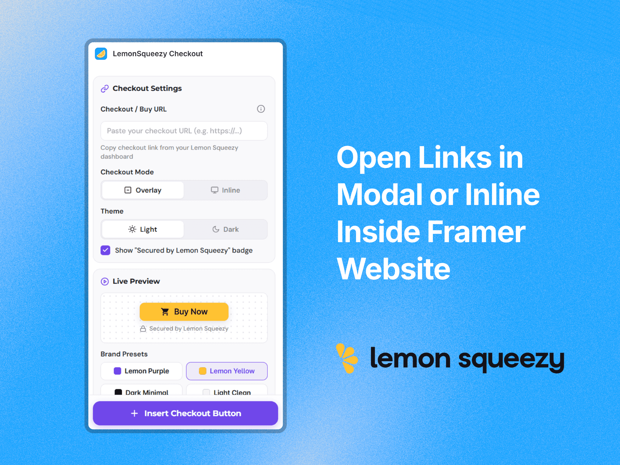 LemonSqueezy Checkout