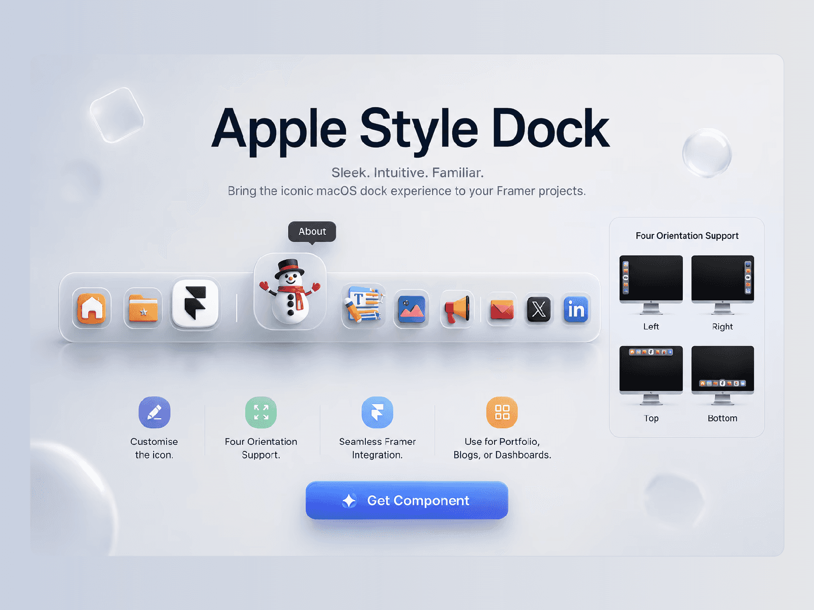 Mac Dock Navigation