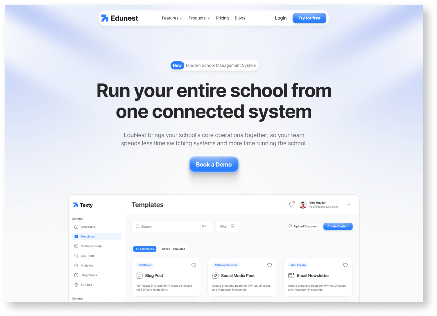 Hero section exploration for a School Management SaaS π«4 directions, same message, very different personality.Which one's got the strongest first impression? Drop your pick π