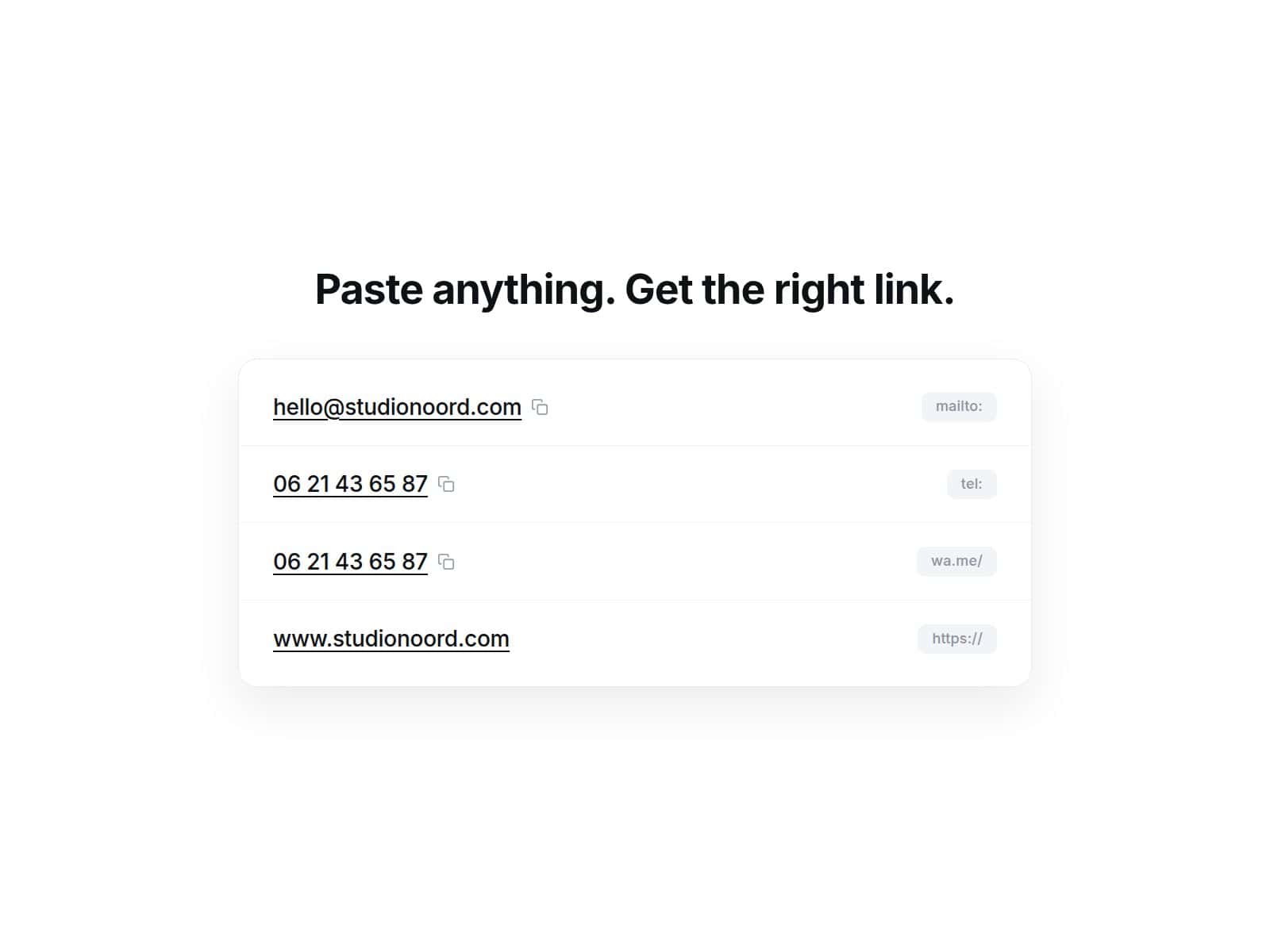 Contact Link