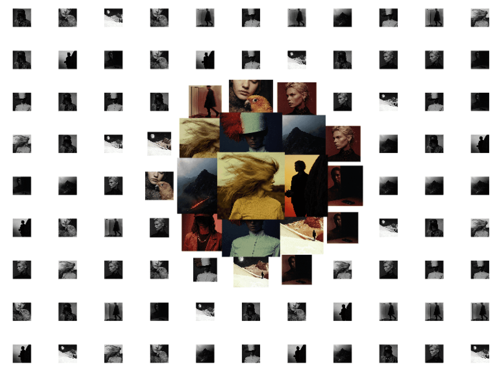 Media Hover Grid