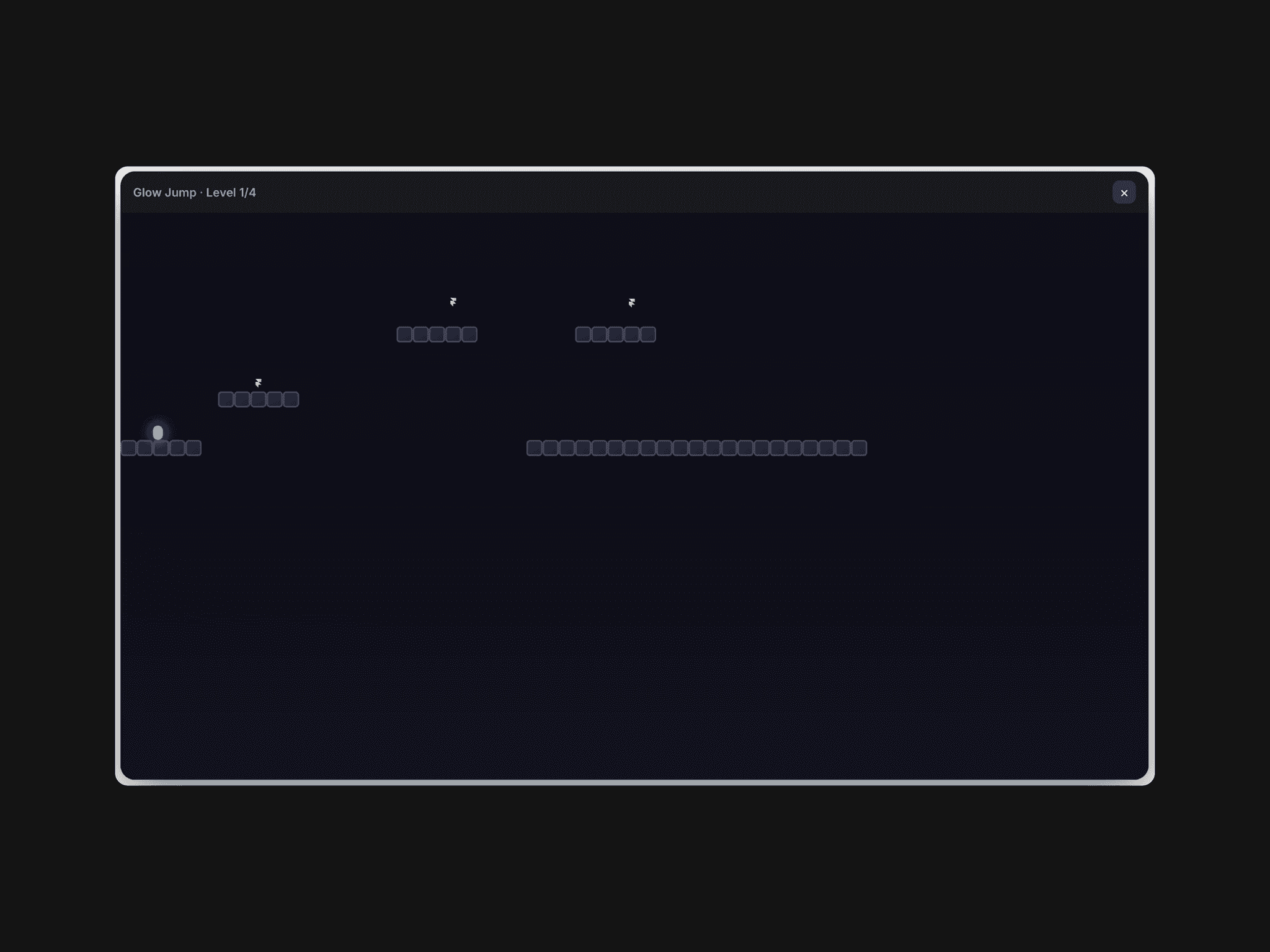 Glow Jump Game