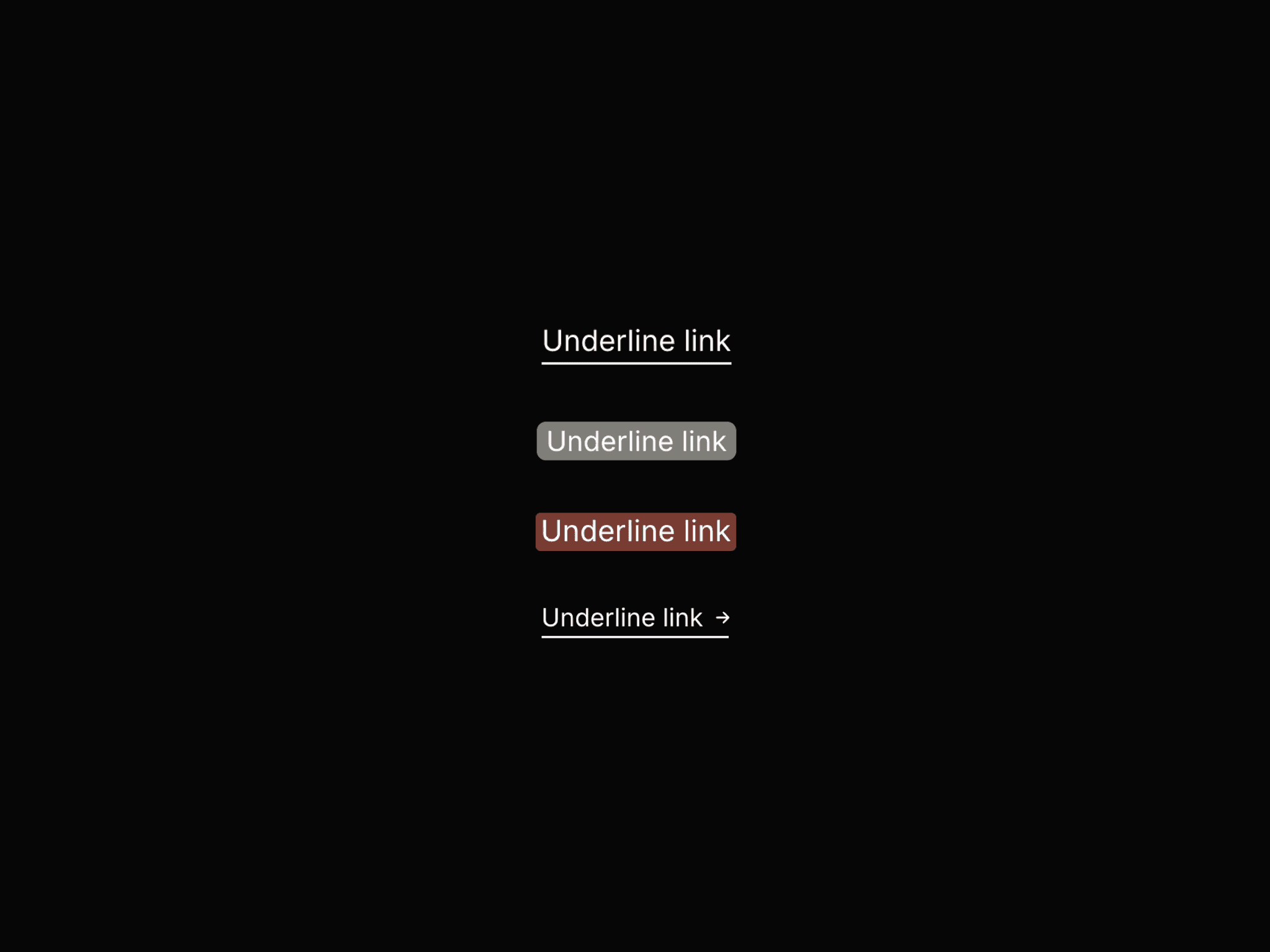 Underline Links