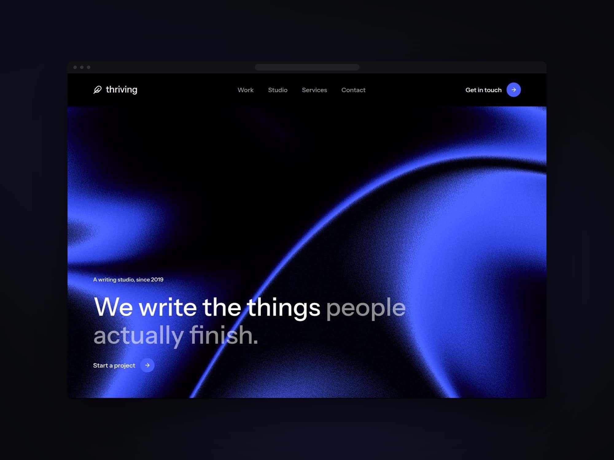 Thriving Writing