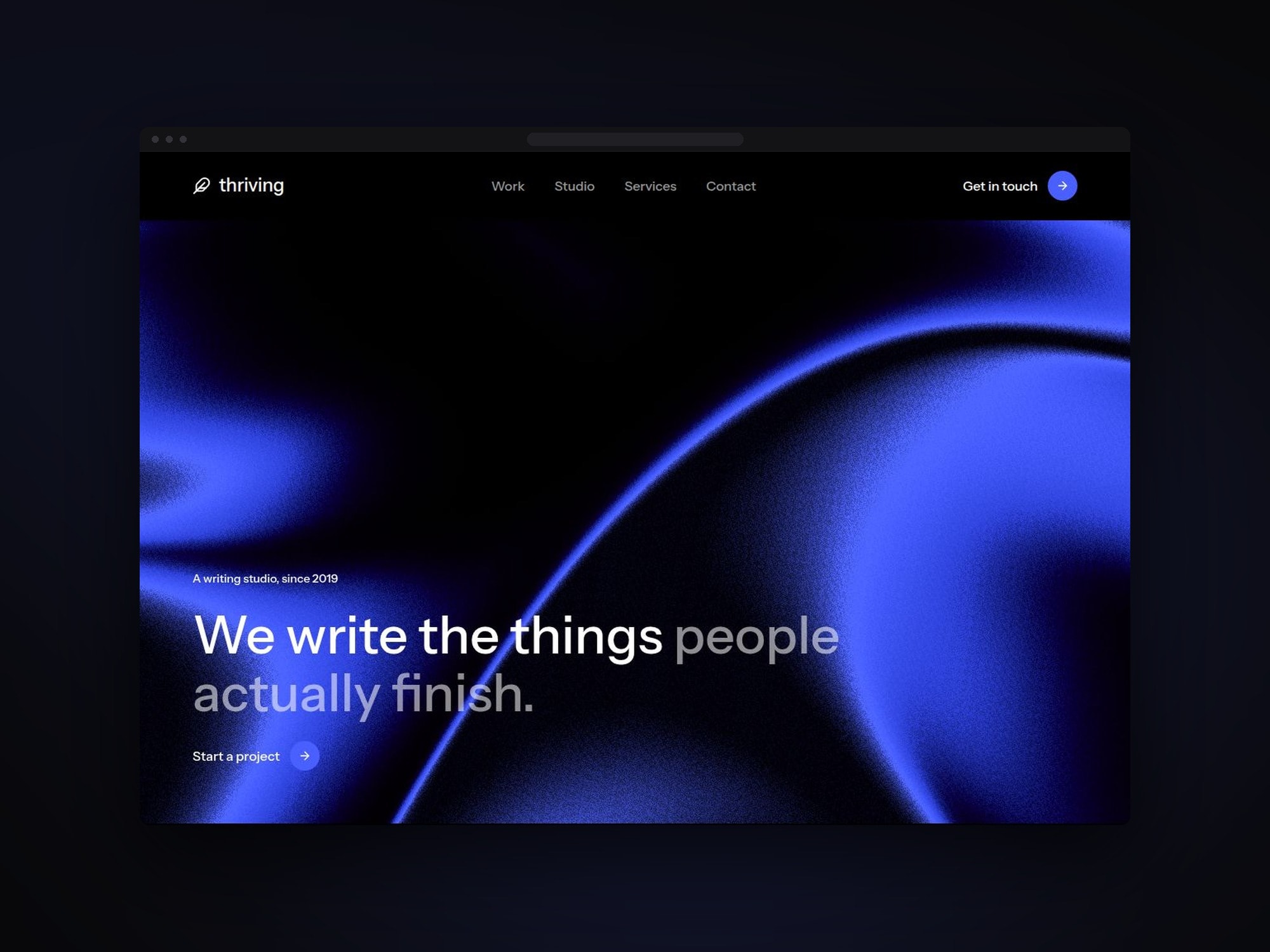 Thriving Writing