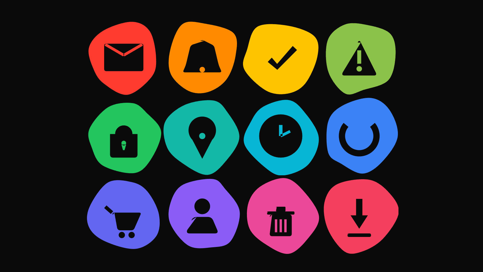 Pebbles Icon Set
