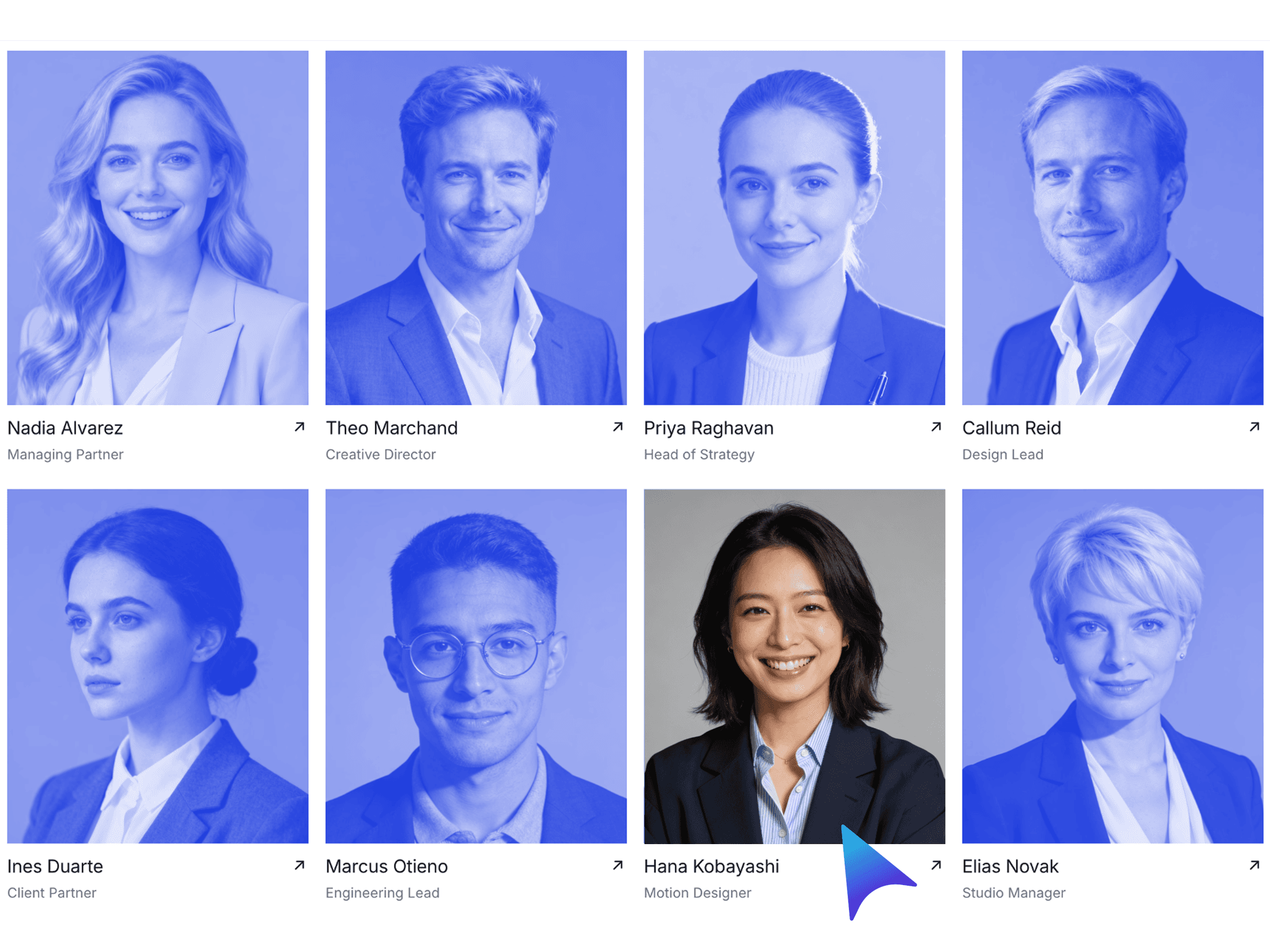 Editorial Team Grid