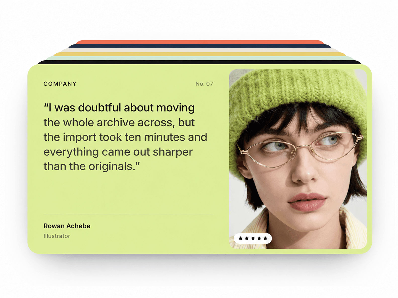 Testimonial Field