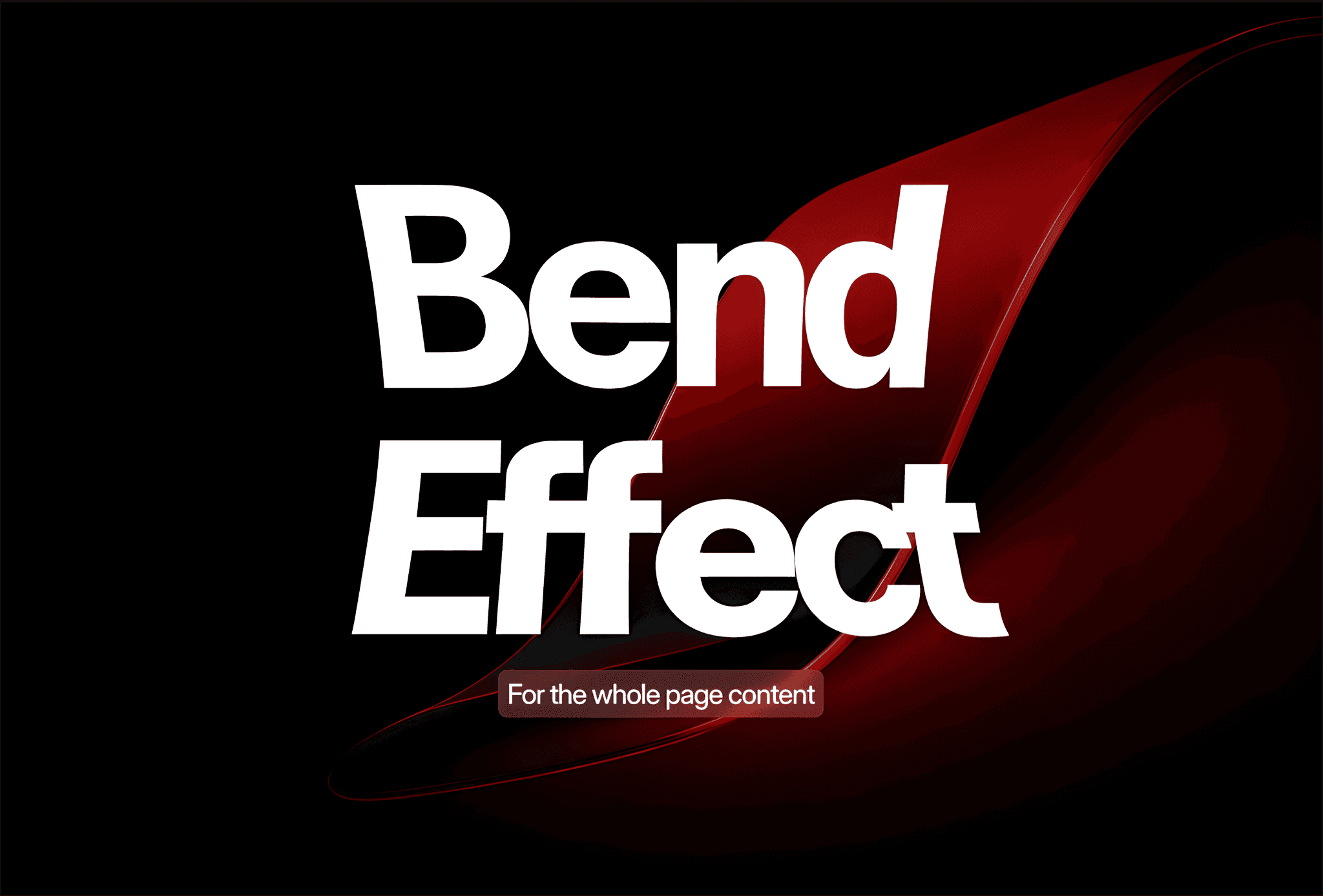 3D Bend Effect