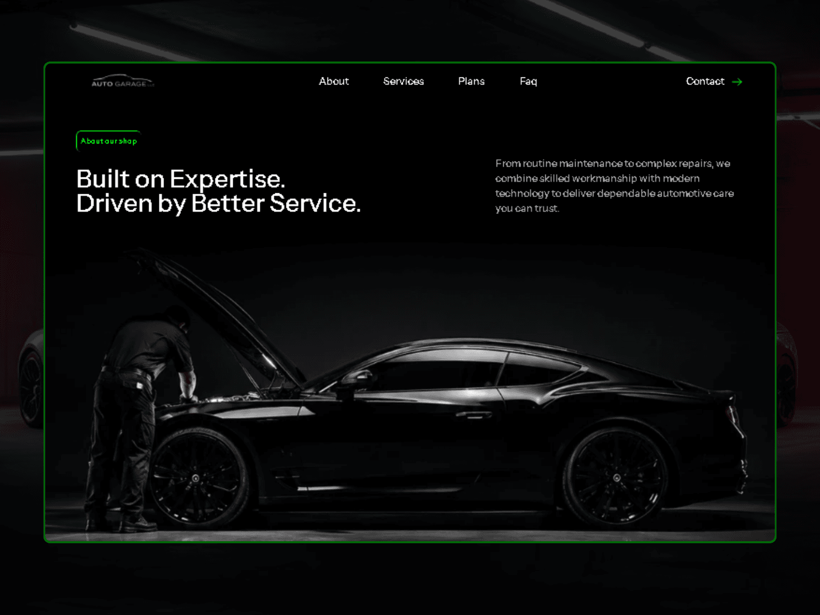 Auto garage