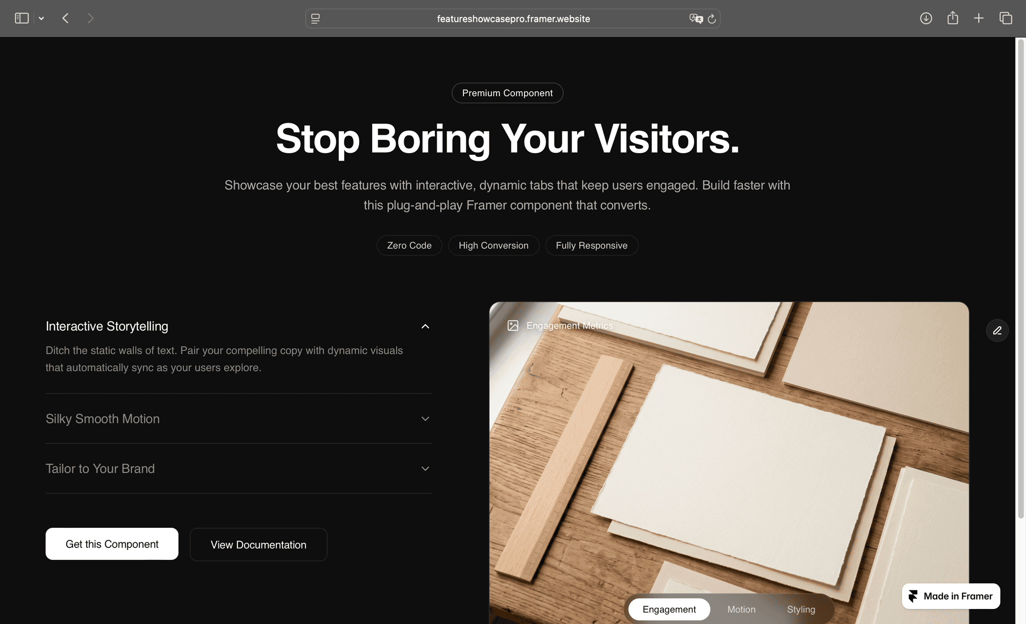 Feature Showcase Pro