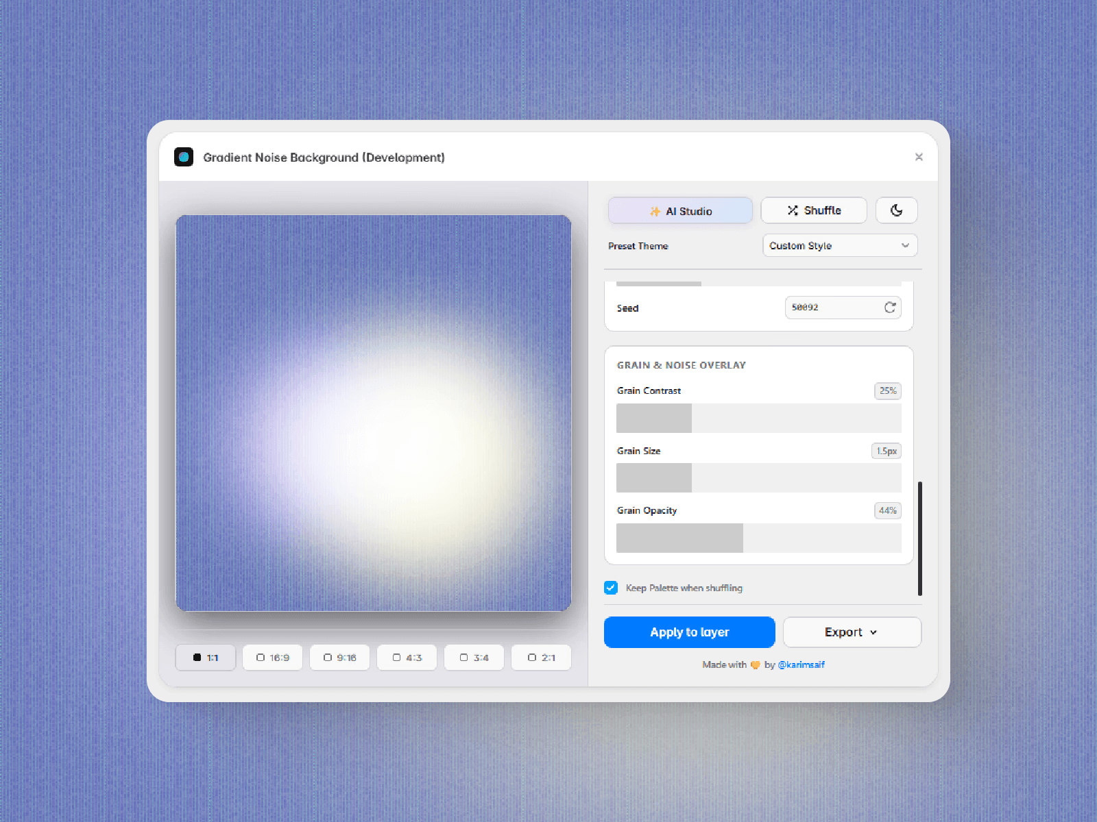 Gradient Noise Background