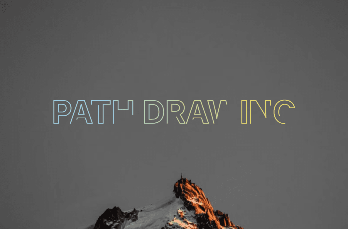 Path Drawing Text