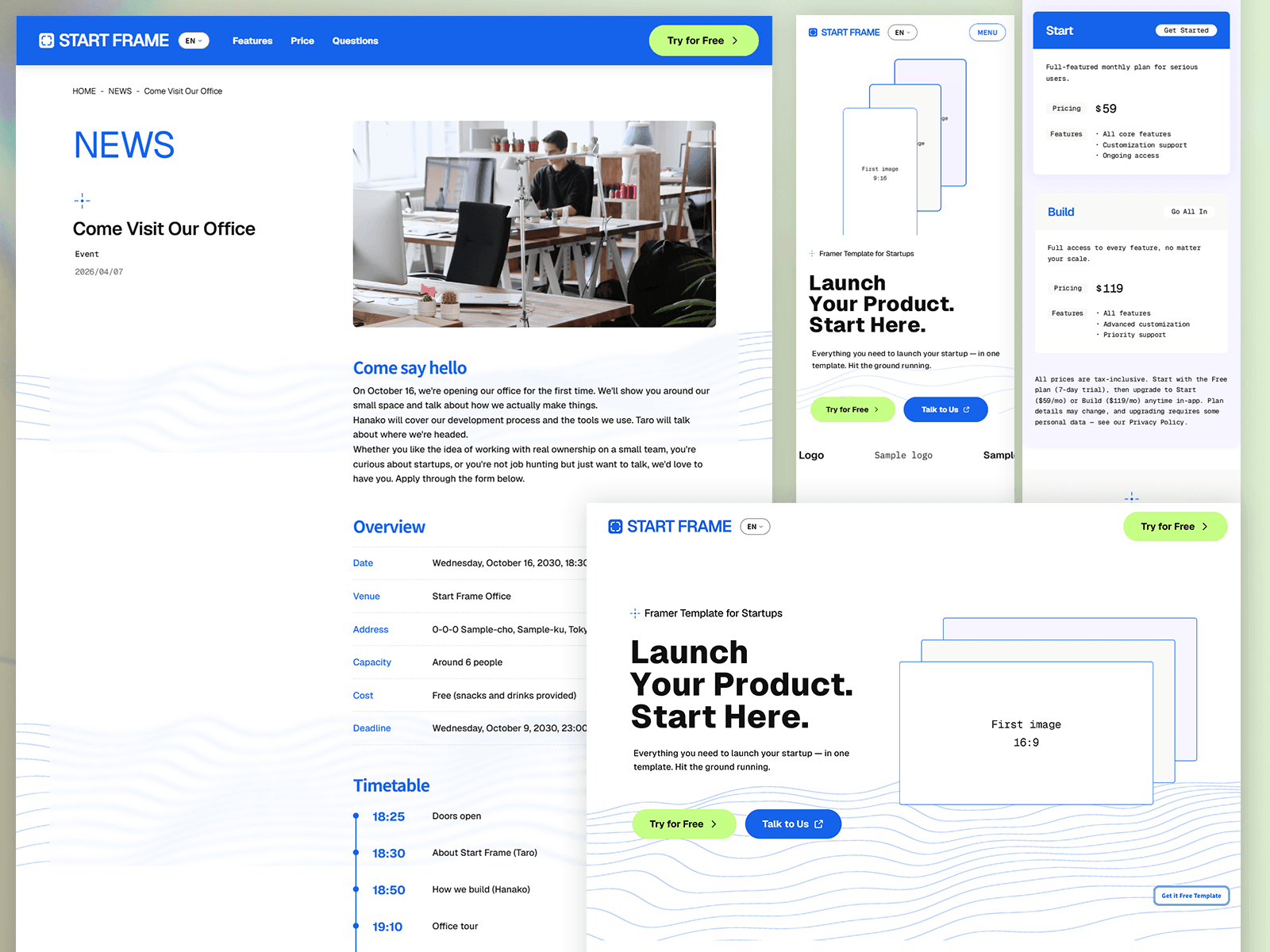 START FRAME