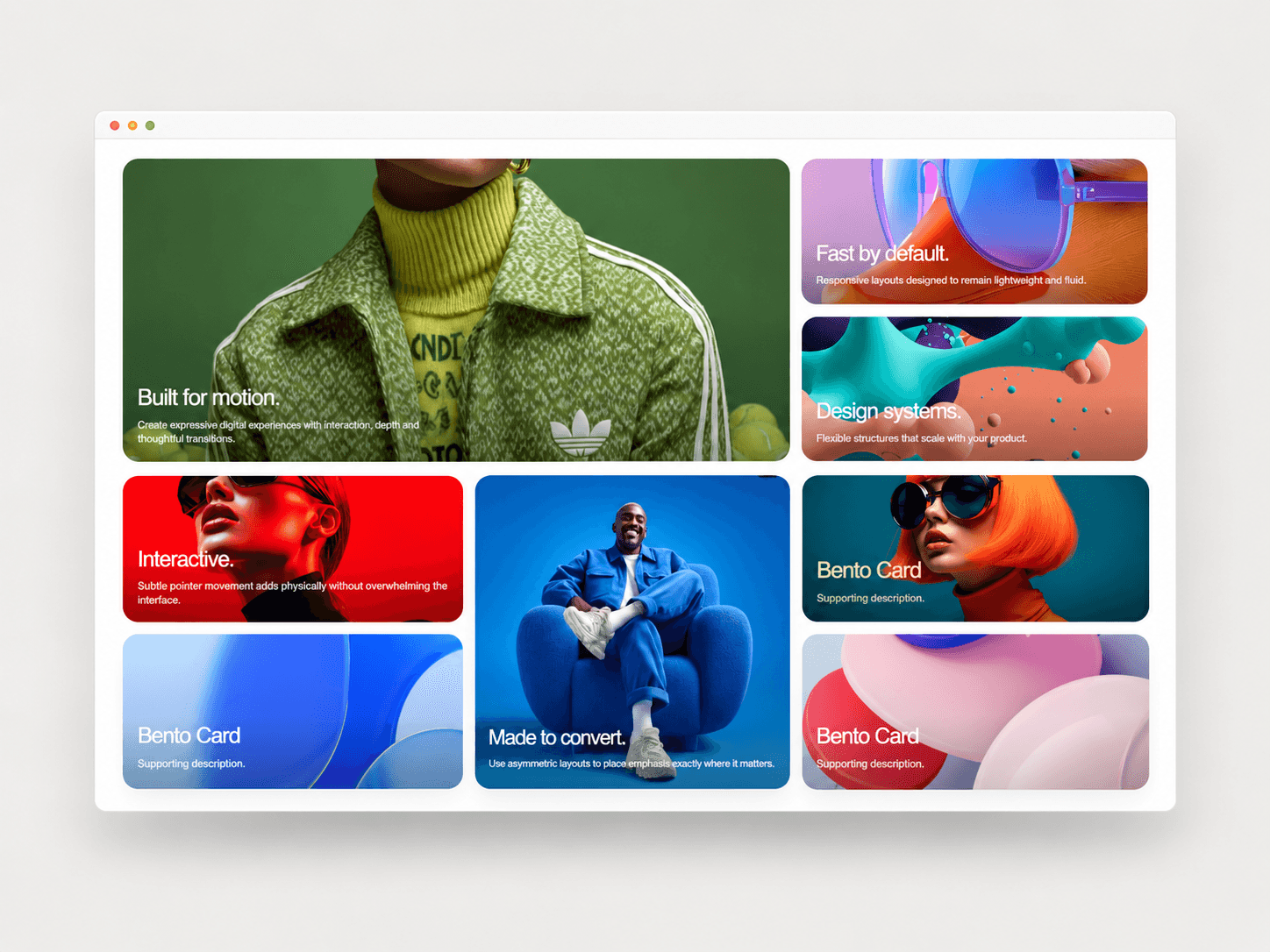 WebX Bento Grid