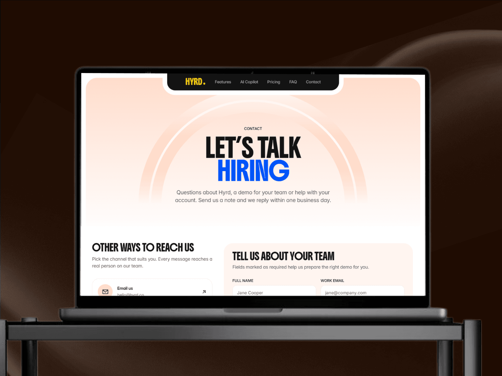 Hyrd hiring