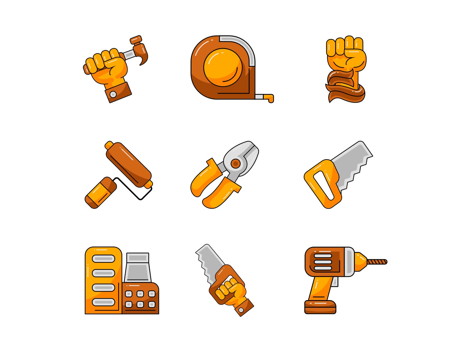 Labor Day Icon Set