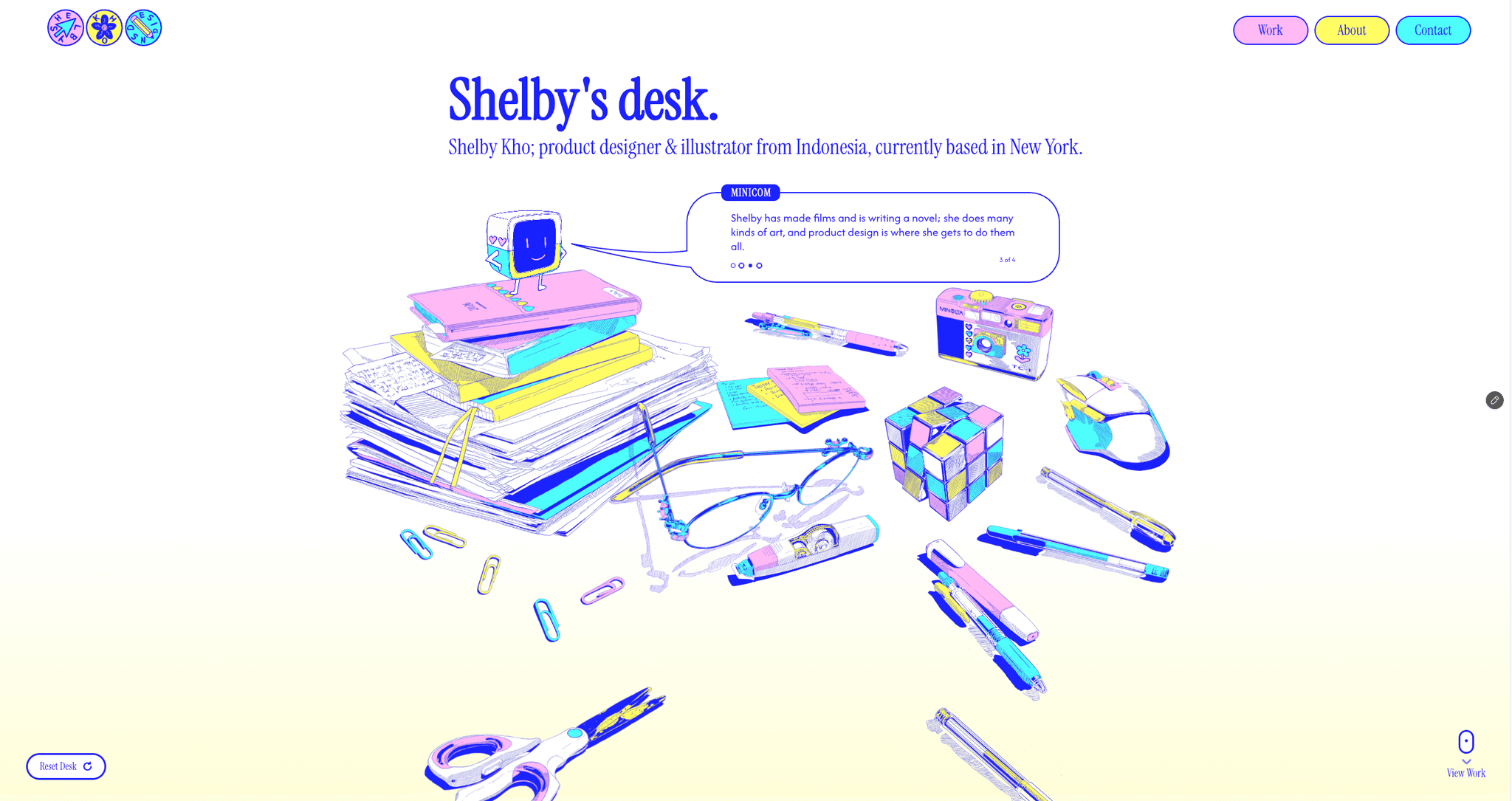 Shelby Kho's Desk