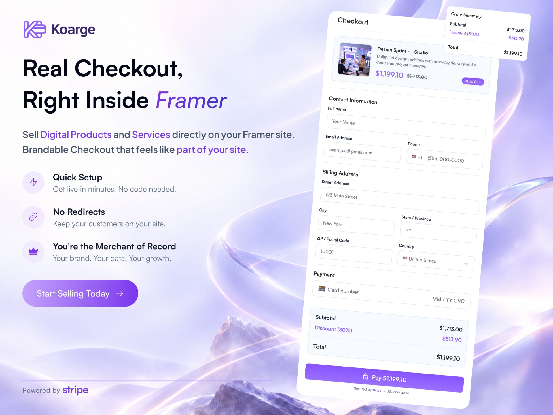 Koarge Checkout