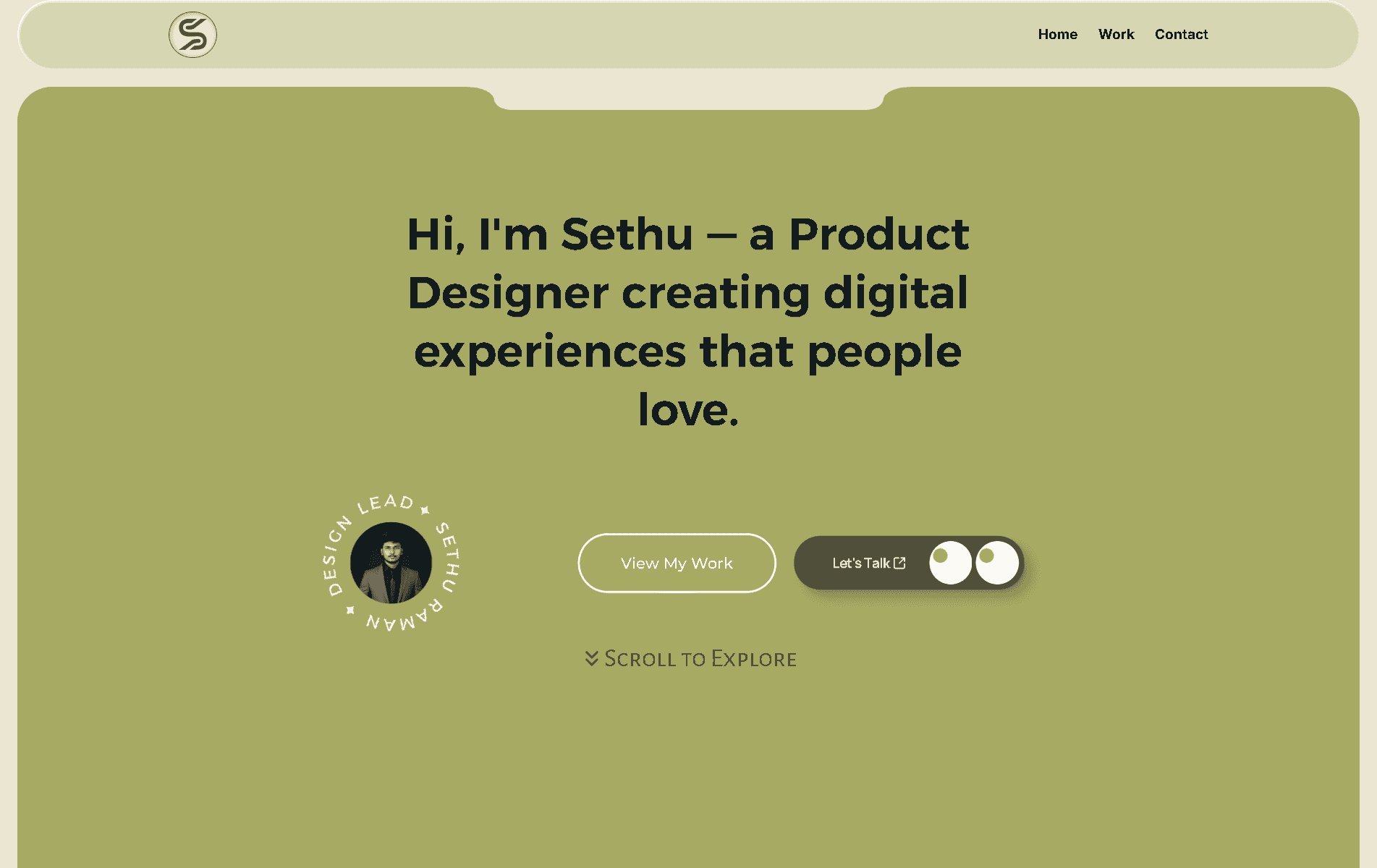 minimalist Porfolio