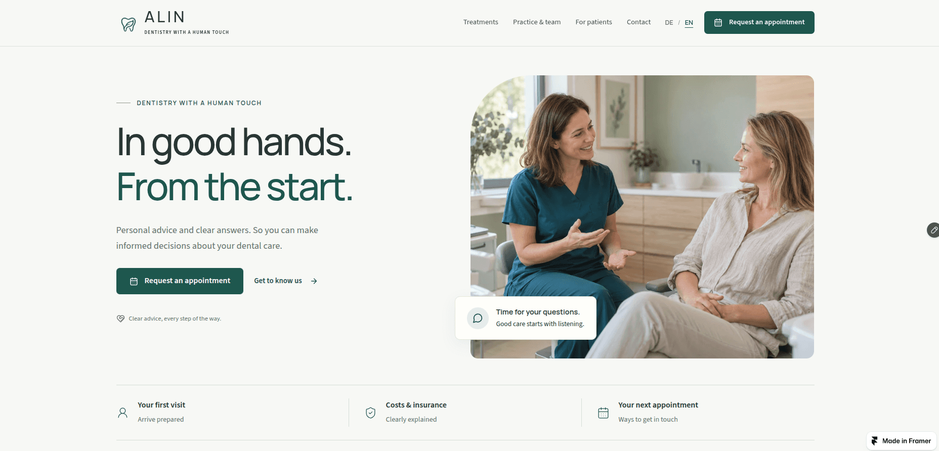 ALIN Website Dent