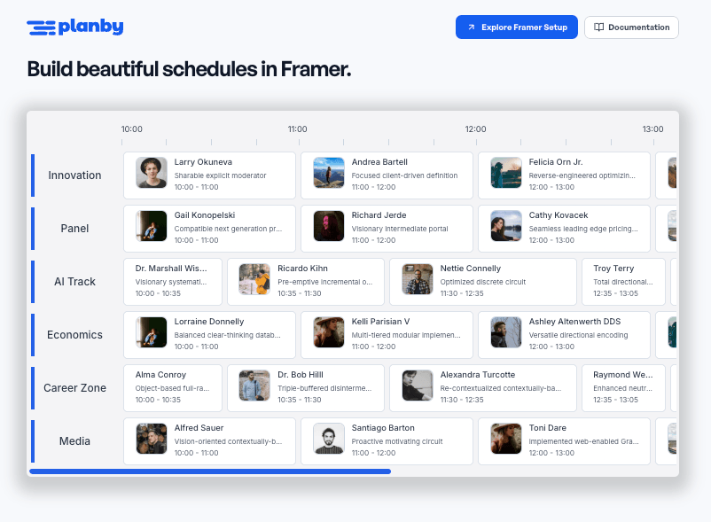 Schedule & Timeline