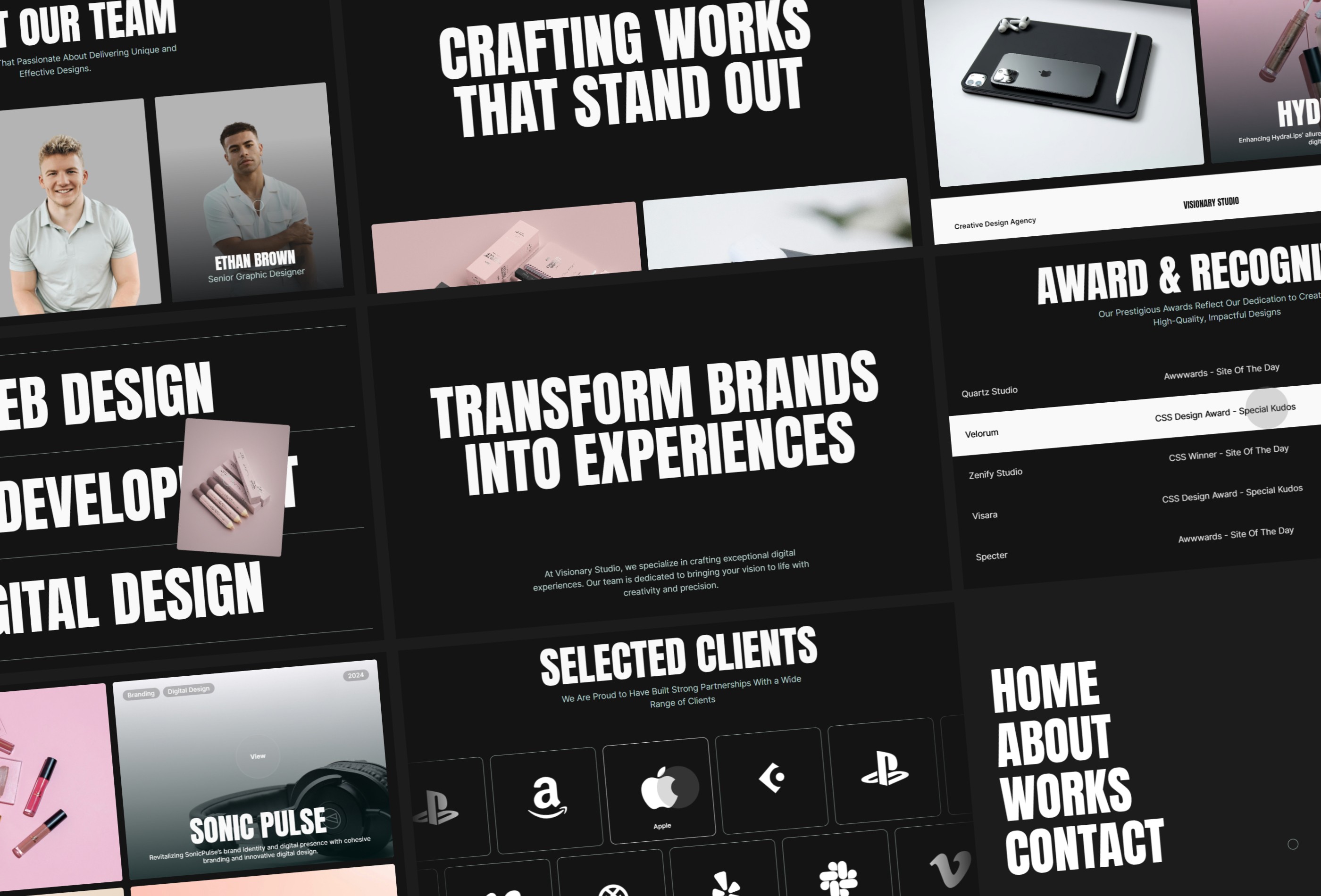 Thumbnail 2 for Visionary, a Framer Marketplace template by Rizal Yustriadi.