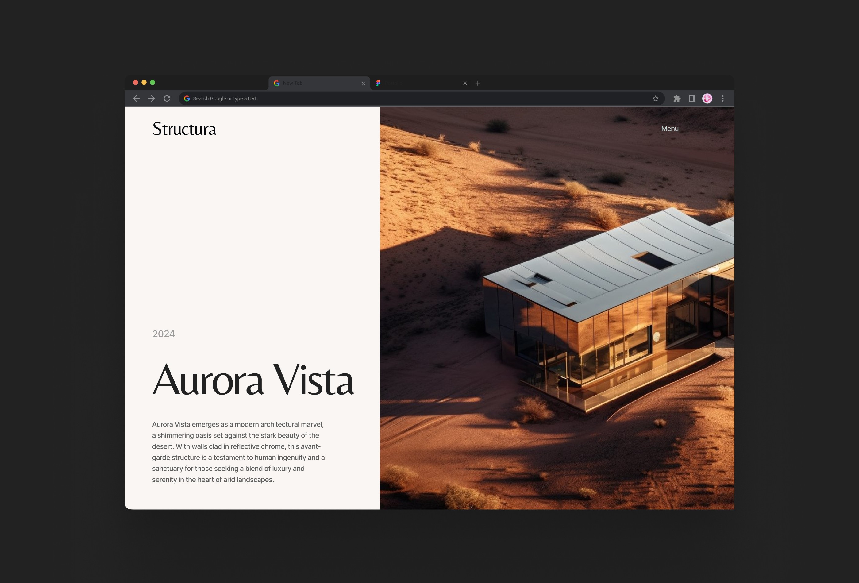 Screenshot 4 for Structura, a Framer Marketplace template by Lavi Design Studio.